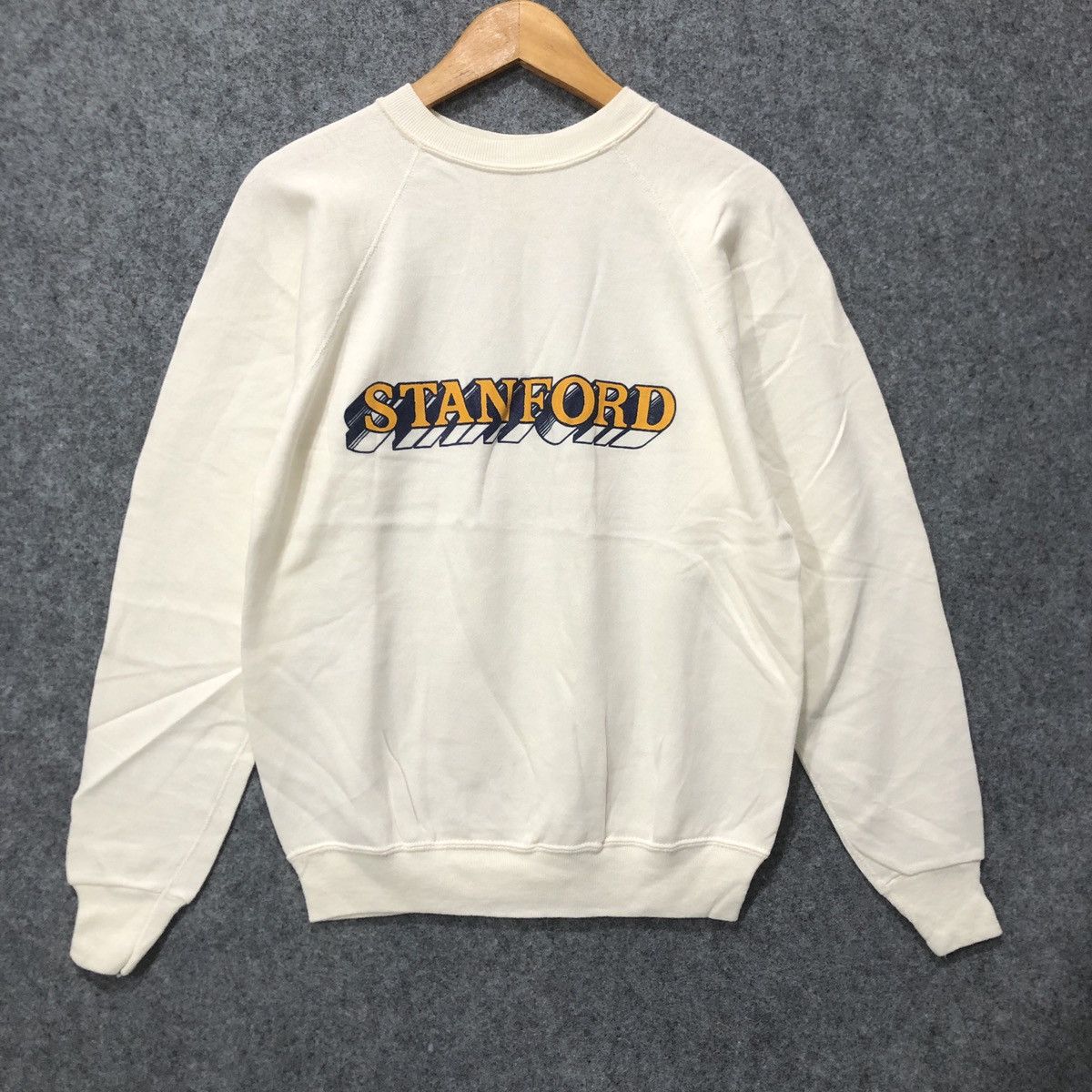 Vintage Vintage 80s STANFORD Sweatshirt Size US M / EU 48-50 / 2 - 1 Thumbnail