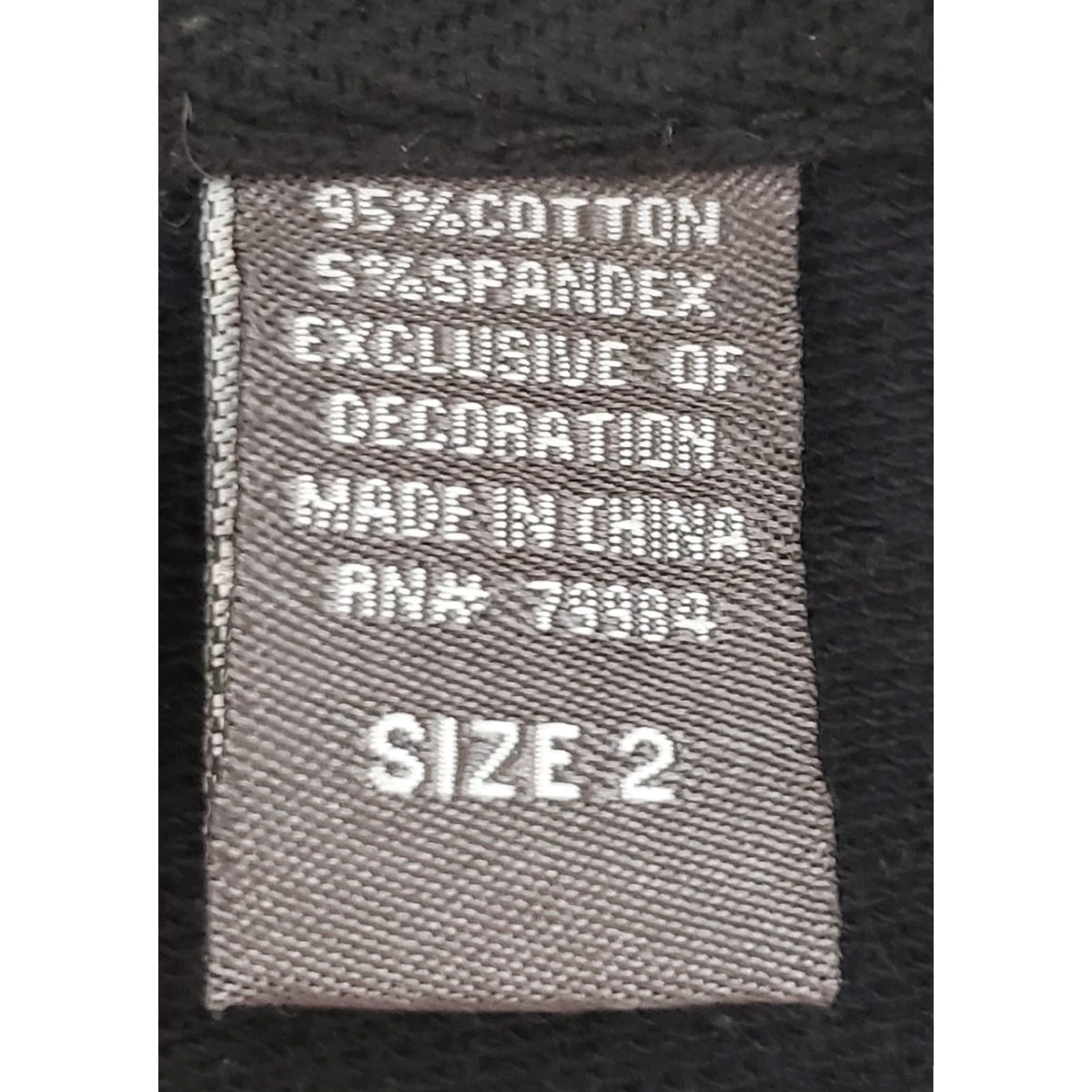 Vintage Additions by Chico’s Jacket L/S Black Zip Sequin Front Lightweight Casual Size 2 Women Size XS / US 0-2 / IT 36-38 - 6 Thumbnail
