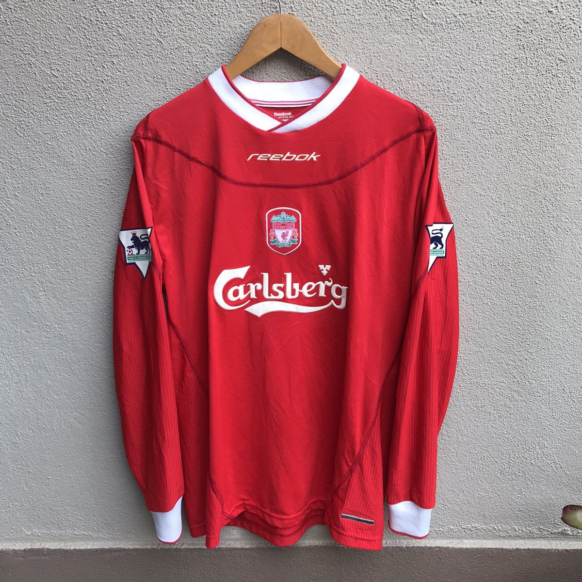 Vintage Vintage rare LIVERPOOL home reebok jersey Gerrard Size US L / EU 52-54 / 3 - 1 Thumbnail