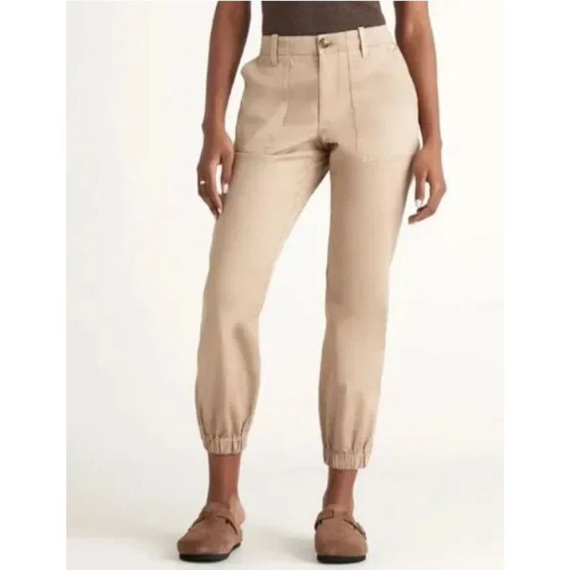 Quince Quince Organic Stretch CottonTwill Jogger Light Khaki 14 Size 36" / US 14 / IT 50 - 1 Thumbnail