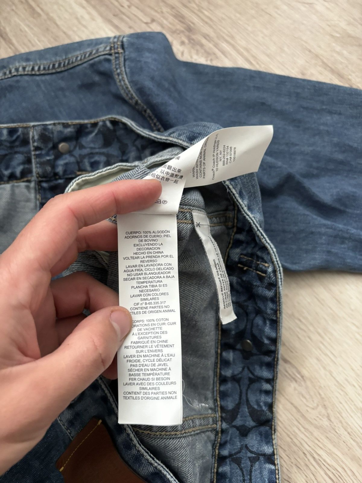 Coach COACH signature relaxed denim jacket 165/92 Size M / US 6-8 / IT 42-44 - 16 Thumbnail
