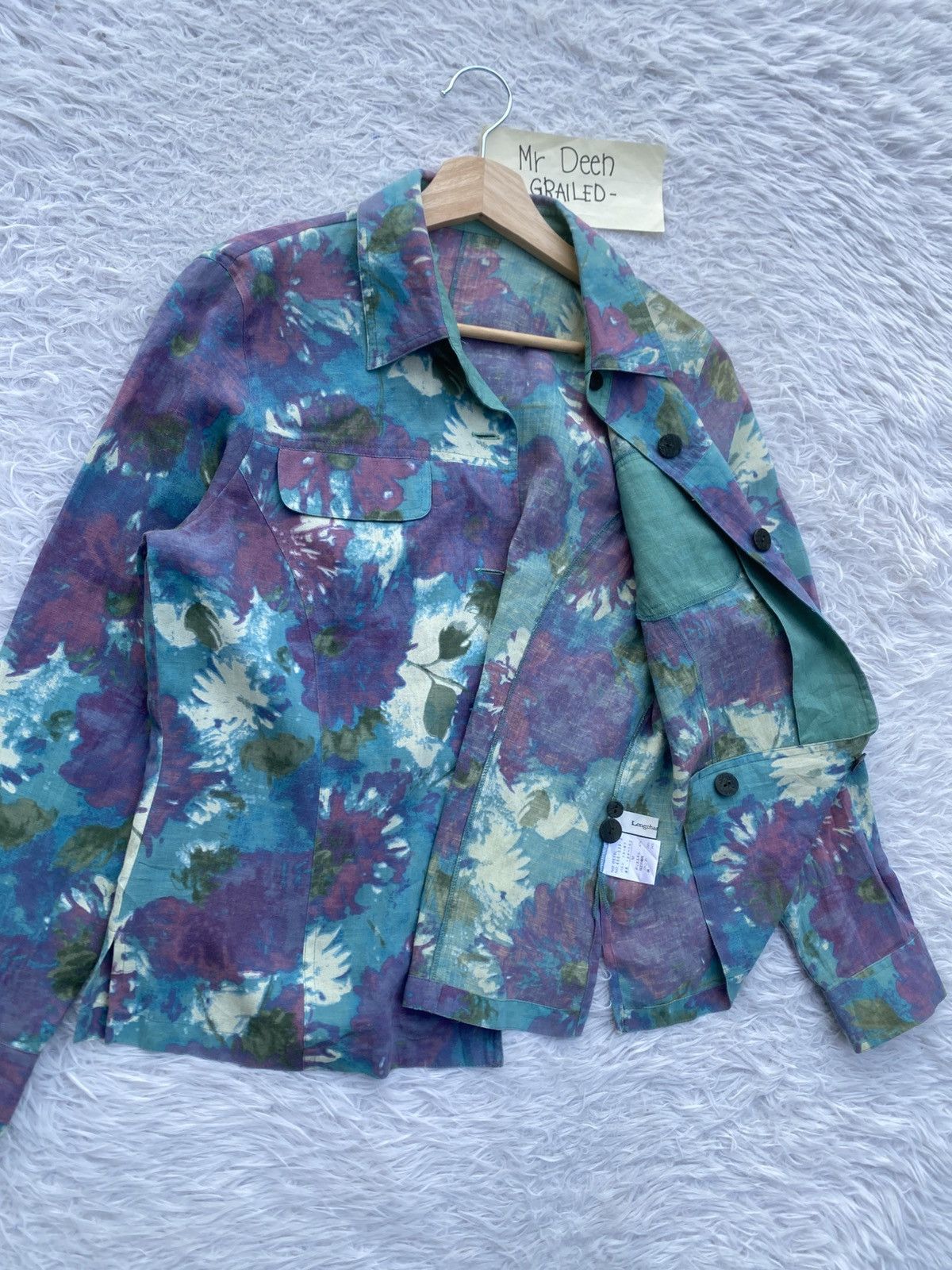 Longchamp Rare Longchamp Tie Dye Shirt Size M / US 6-8 / IT 42-44 - 9 Thumbnail