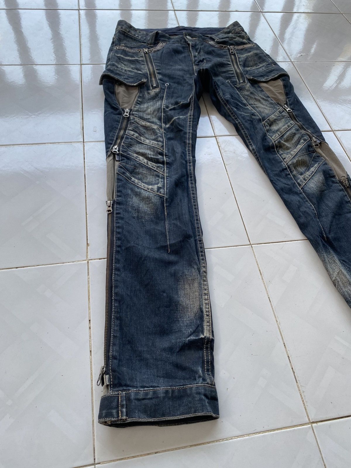 PPFM PPFM Zippers Denim Size US 31 - 7 Thumbnail