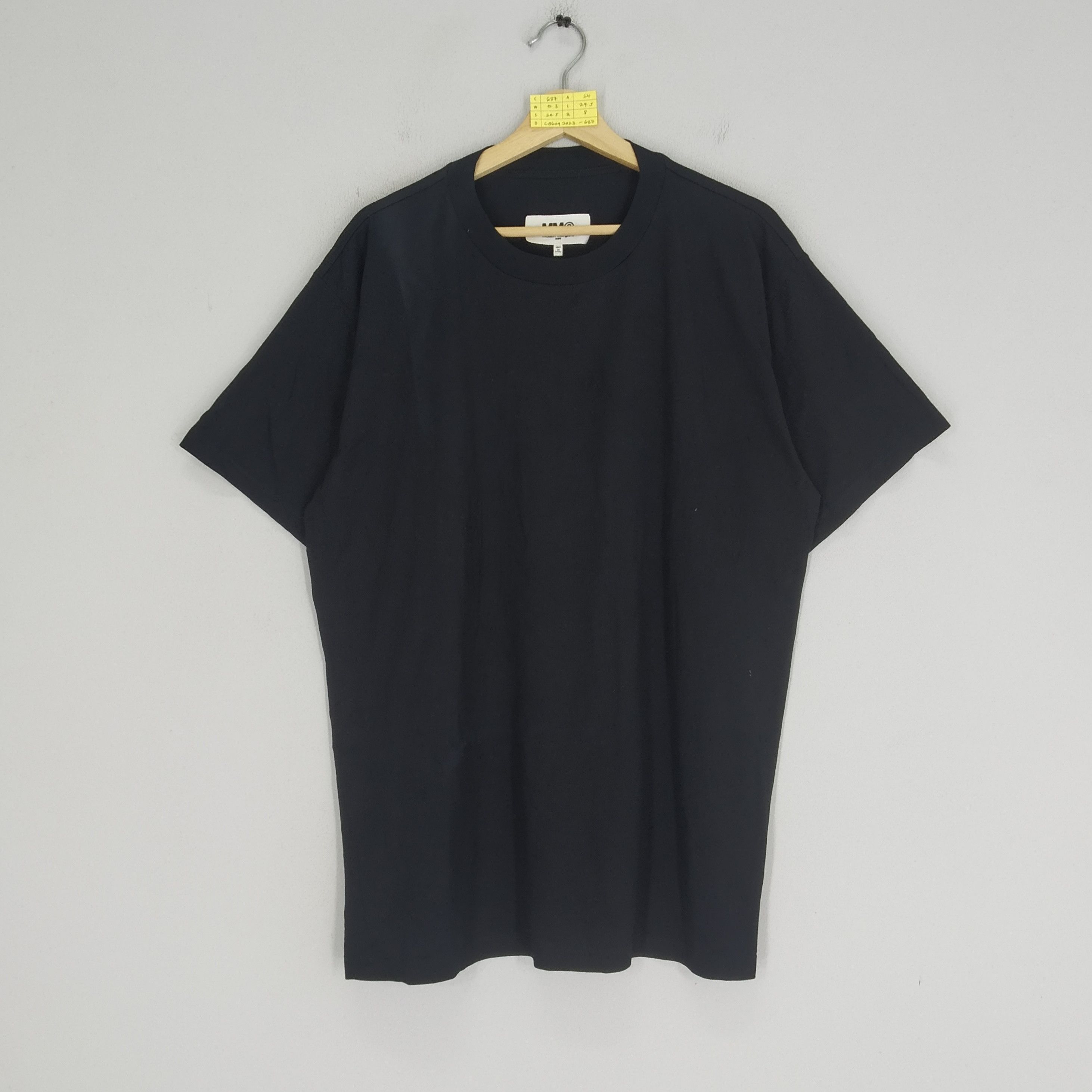 Vintage OG Maison Margiela Black Plain T-shirt | Grailed