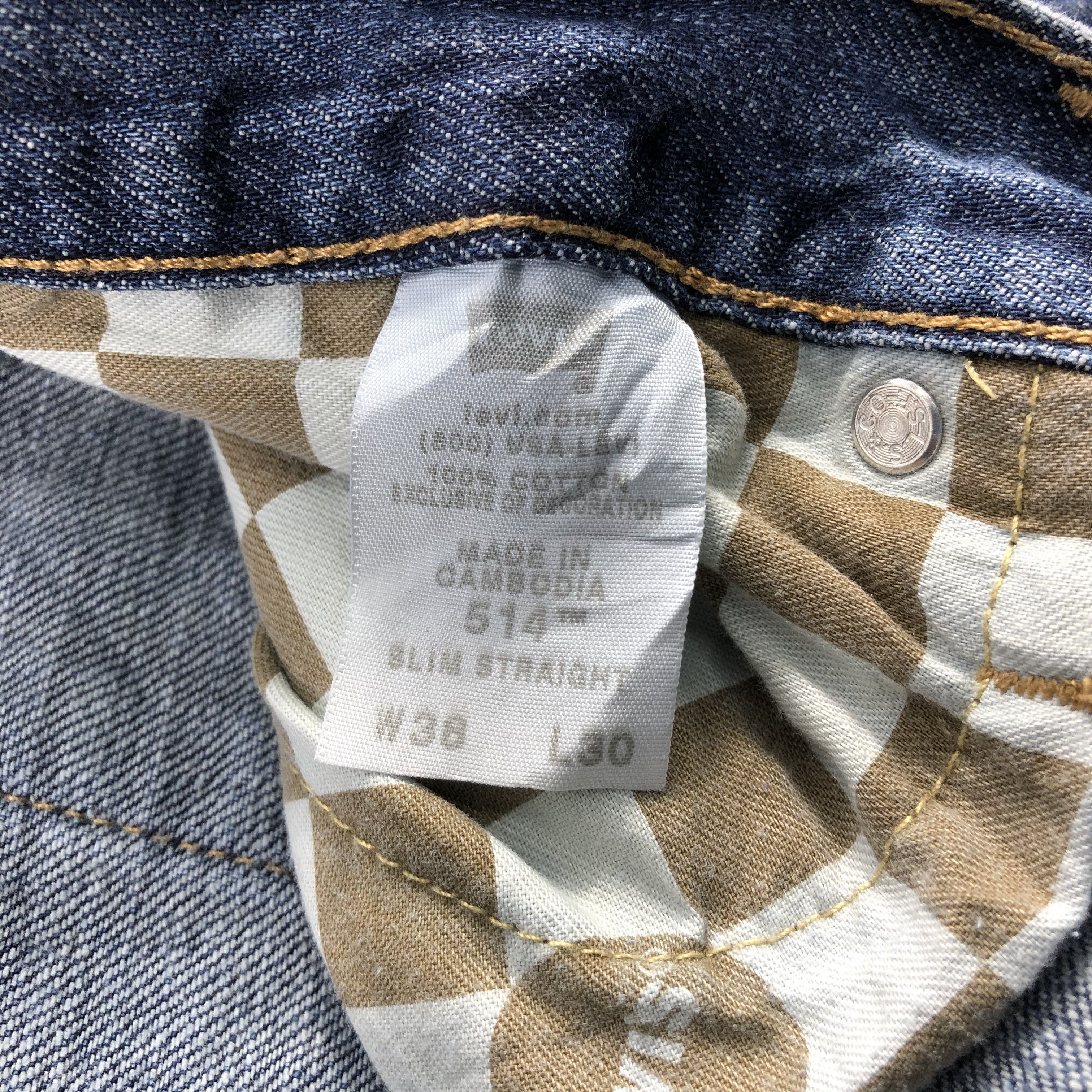Levi's × Vintage Vintage Levis 514 Jeans-JM1216 Size US 39 - 10 Thumbnail