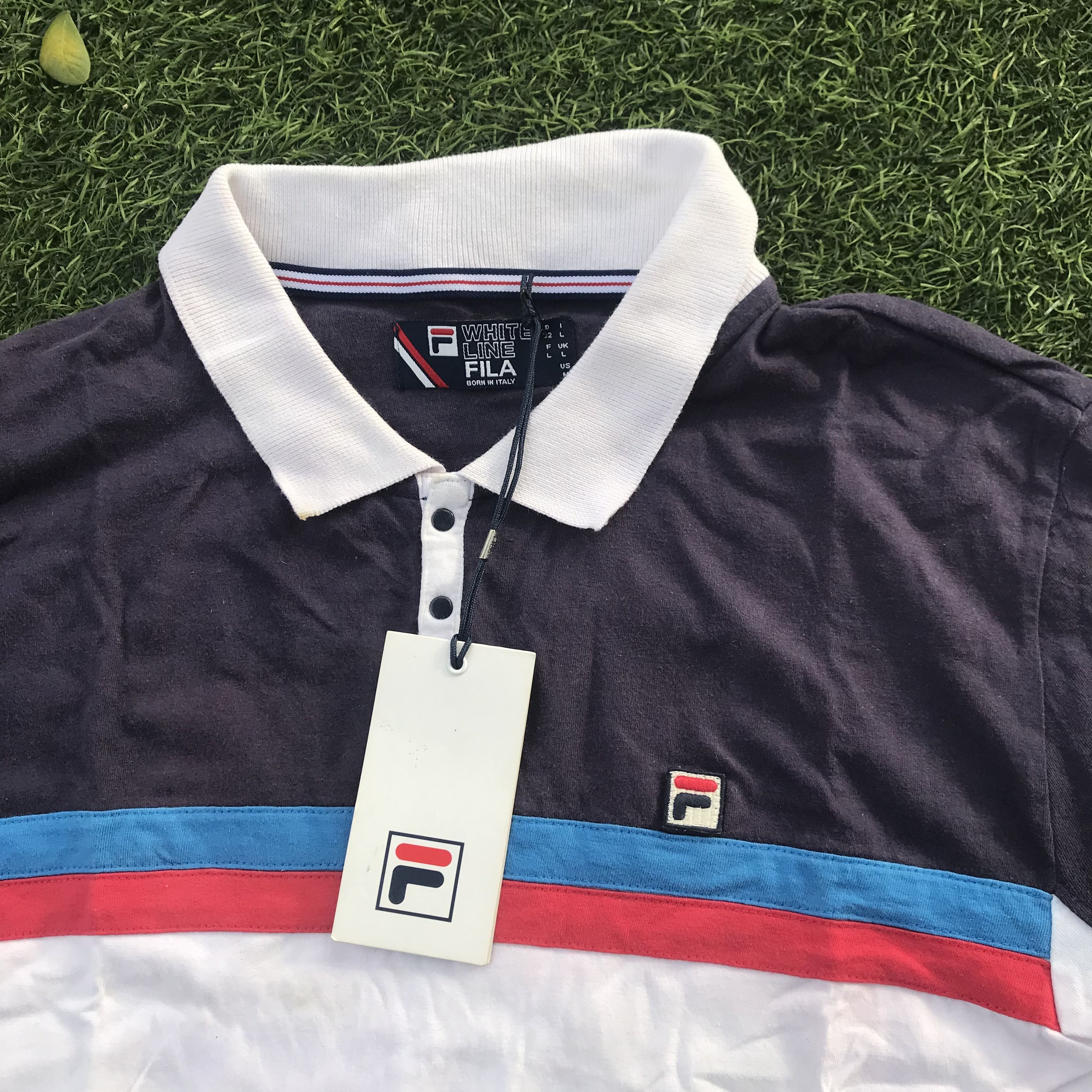 Fila Fila sentatta Polo Shirt 3 tone colorway Bnwt Brand New Size US L / EU 52-54 / 3 - 5 Thumbnail