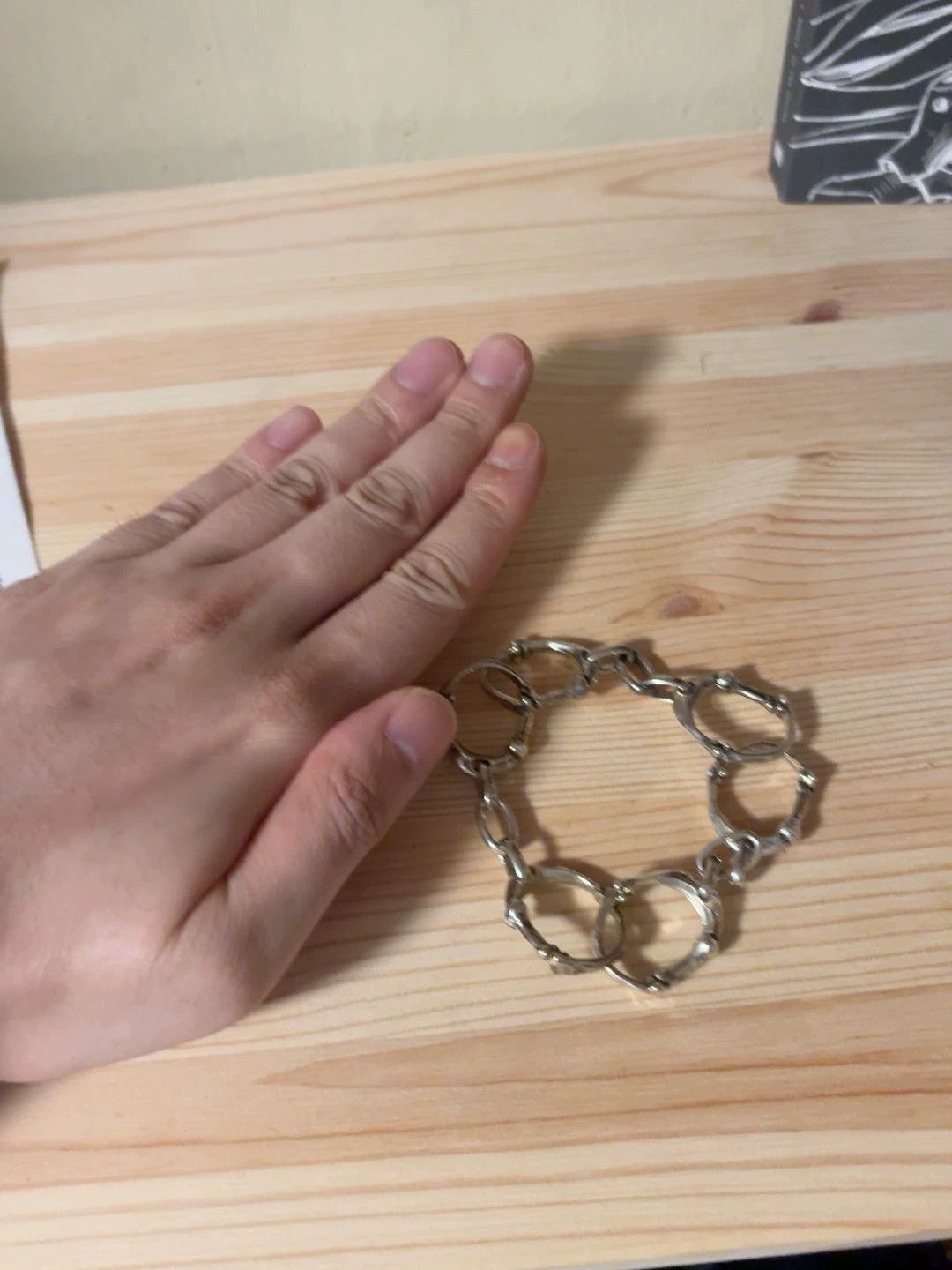 Takahiromiyashita The Soloist. TAKAHIROMIYASHITA Thesoloist x End925 Silver Bone Chain S Size ONE SIZE - 4 Thumbnail