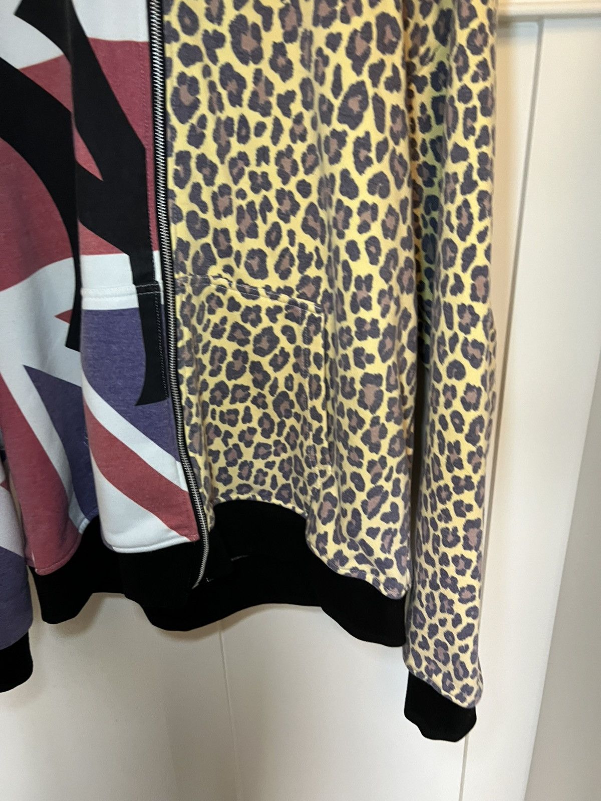 Other 2001 Odyssey Union jack / cheetah split zip-up hoodie Size US XL / EU 56 / 4 - 7 Thumbnail