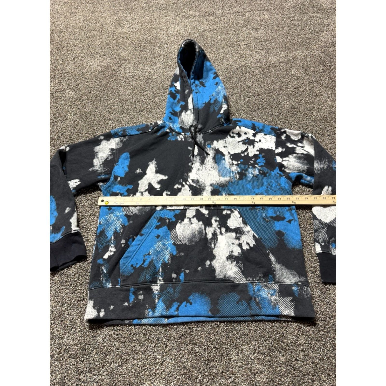 Vintage VINTAGE Sports Illustrated Hoodie Pullover Men M Blue Black & White Size US M / EU 48-50 / 2 - 5 Thumbnail