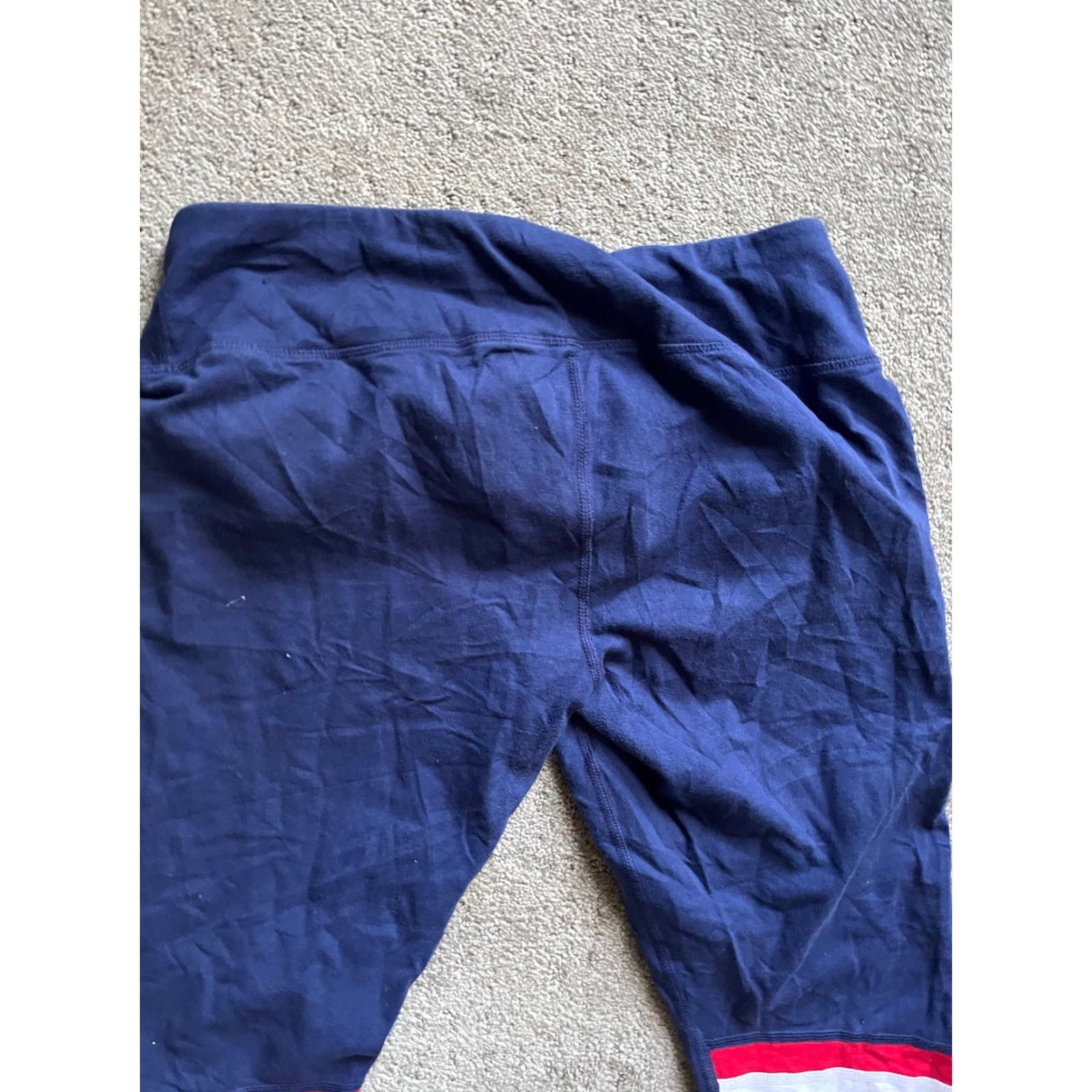 Reebok Reebok Women's Novelty Capri Pants Size Large Medieval Blue Activewear Size ONE SIZE - 4 Thumbnail