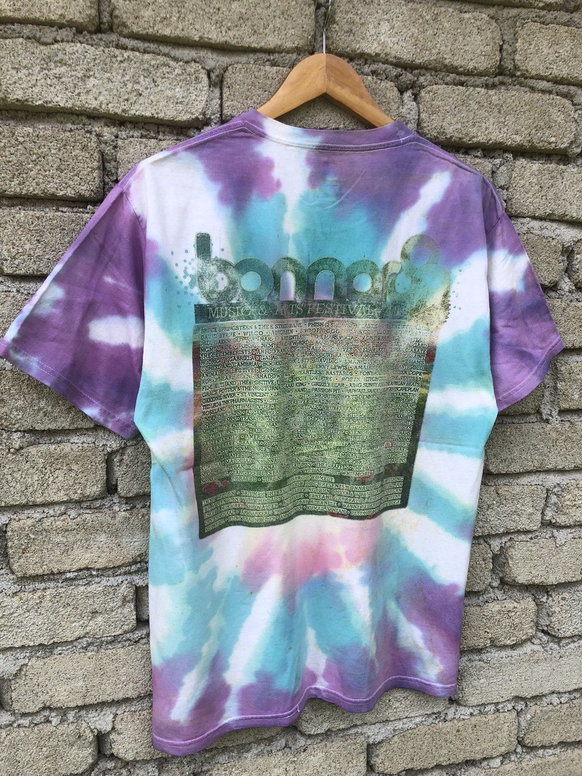 Band Tees Vintage Y2K Music Festival Bonnaroo Nine Inch Nails Tye Dye Size US M / EU 48-50 / 2 - 13 Thumbnail