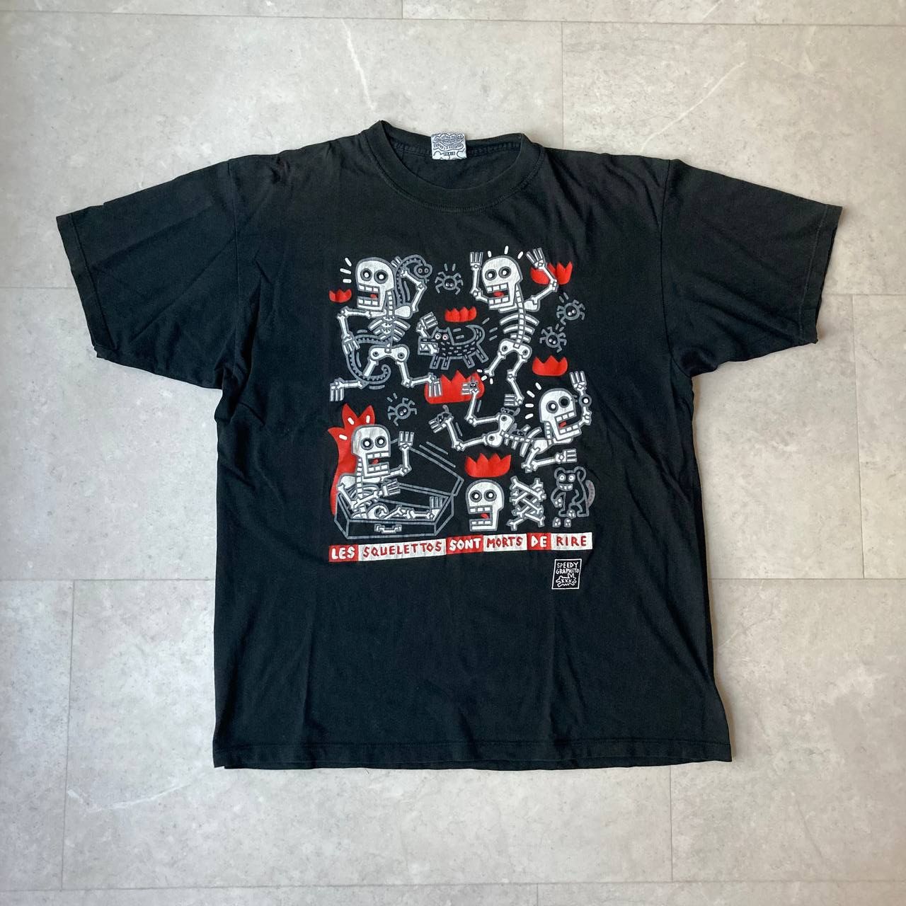 Arts & Science Vintage Speedy Graphito Paris France Graffiti Street Art Tee Size US XL / EU 56 / 4 - 1 Thumbnail