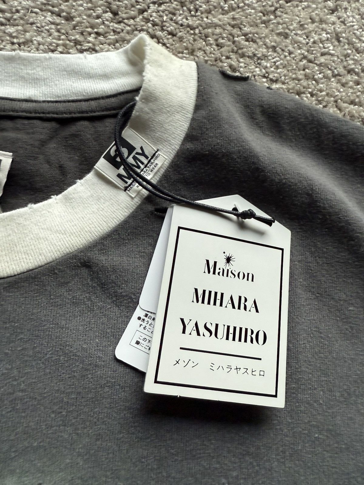Maison MIHARA YASUHIRO Maison Mihara Yasuhiro smile acid wash MMY smiley t shirt 48 Size US M / EU 48-50 / 2 - 12 Thumbnail