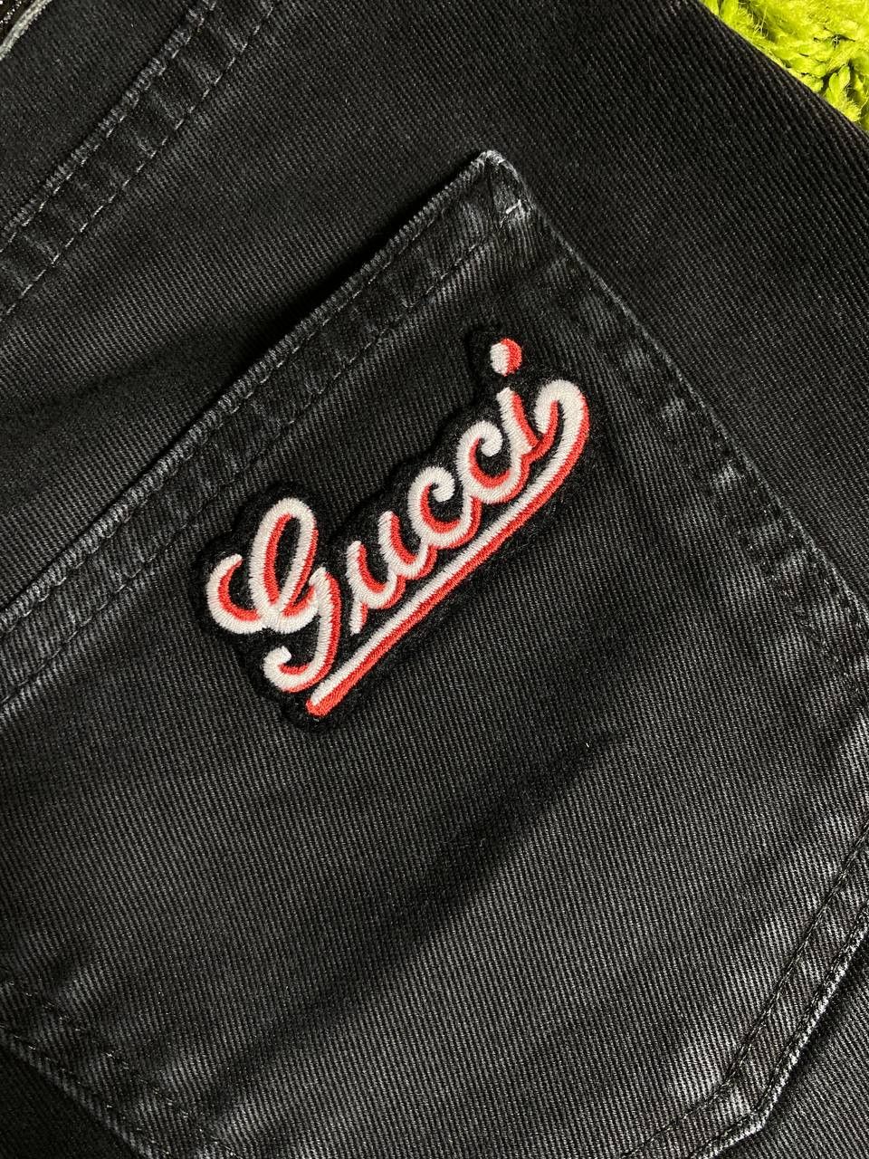 Gucci Gucci Pocket Logo GG Black Denim Jeans Vintage Y2K Women Size 28" / US 6 / IT 42 - 5 Thumbnail