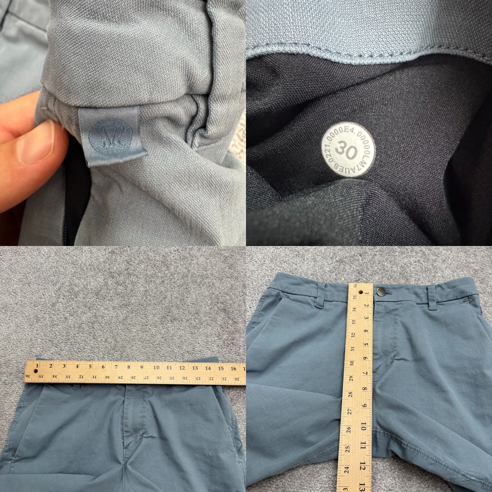 Lululemon Lululemon Shorts Men 30 Blue Chino Flat Front Breathable Cotton Pockets Mens Size US 30 / EU 46 - 8 Thumbnail