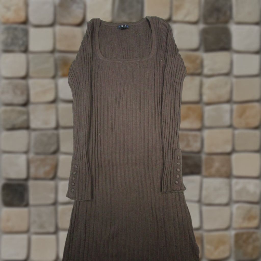 Paige Sweater Dress Womens Small Brown Knit Dress