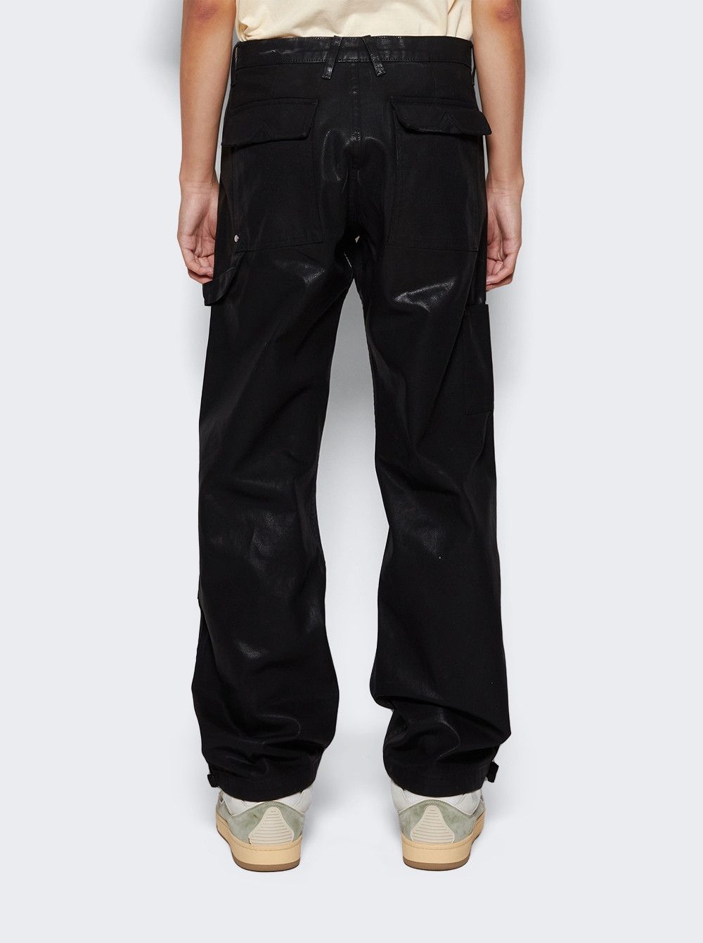 Rhude Reza "Double Knee" Jeans: Oil Stained Size US 28 / EU 44 - 3 Thumbnail