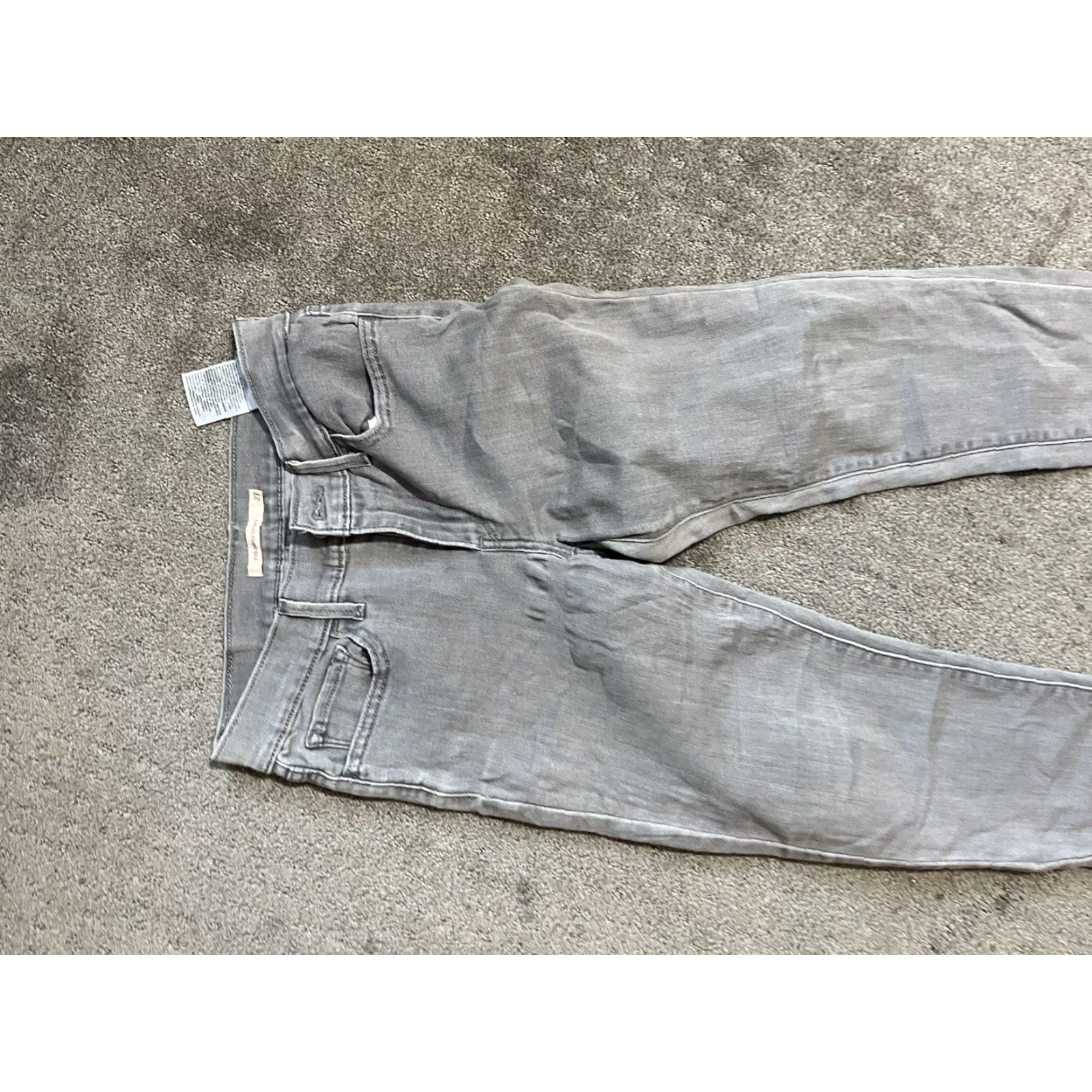 Levi's Levi's Jeans Womens 27x25 Gray 720 Super Skinny Stretch Denim Casual Jeans Skinny Pocket Size 27" / US 4 / IT 40 - 4 Thumbnail