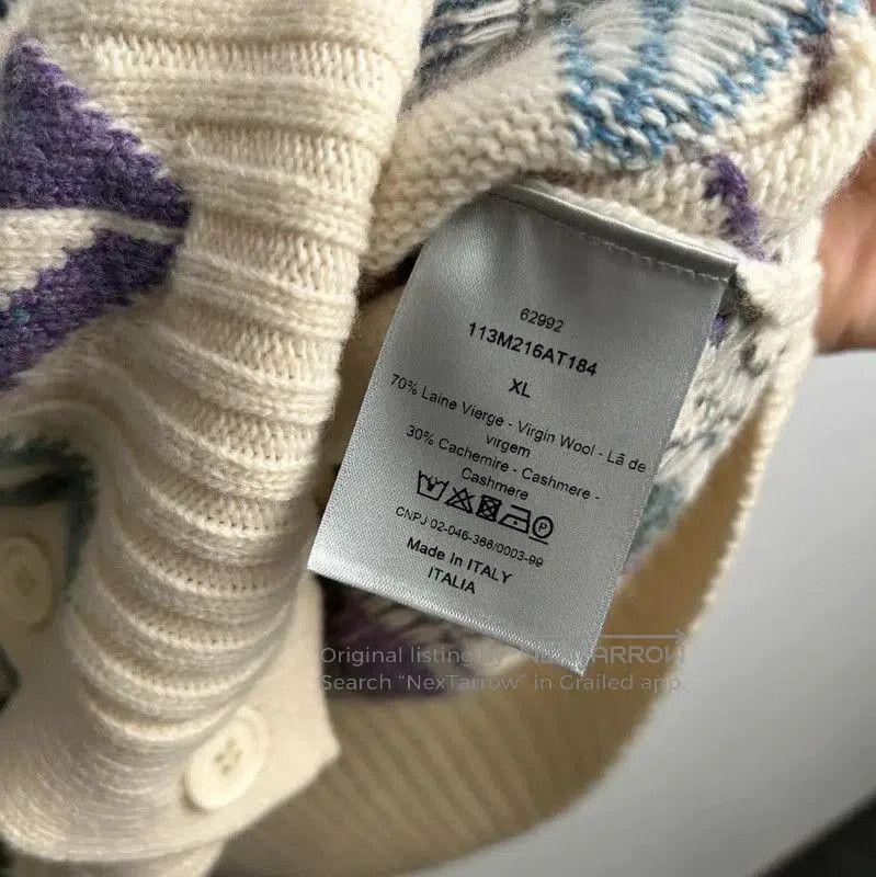 Dior Dior Beige Cashmere Cardigan for Men . Size US XL / EU 56 / 4 - 3 Thumbnail