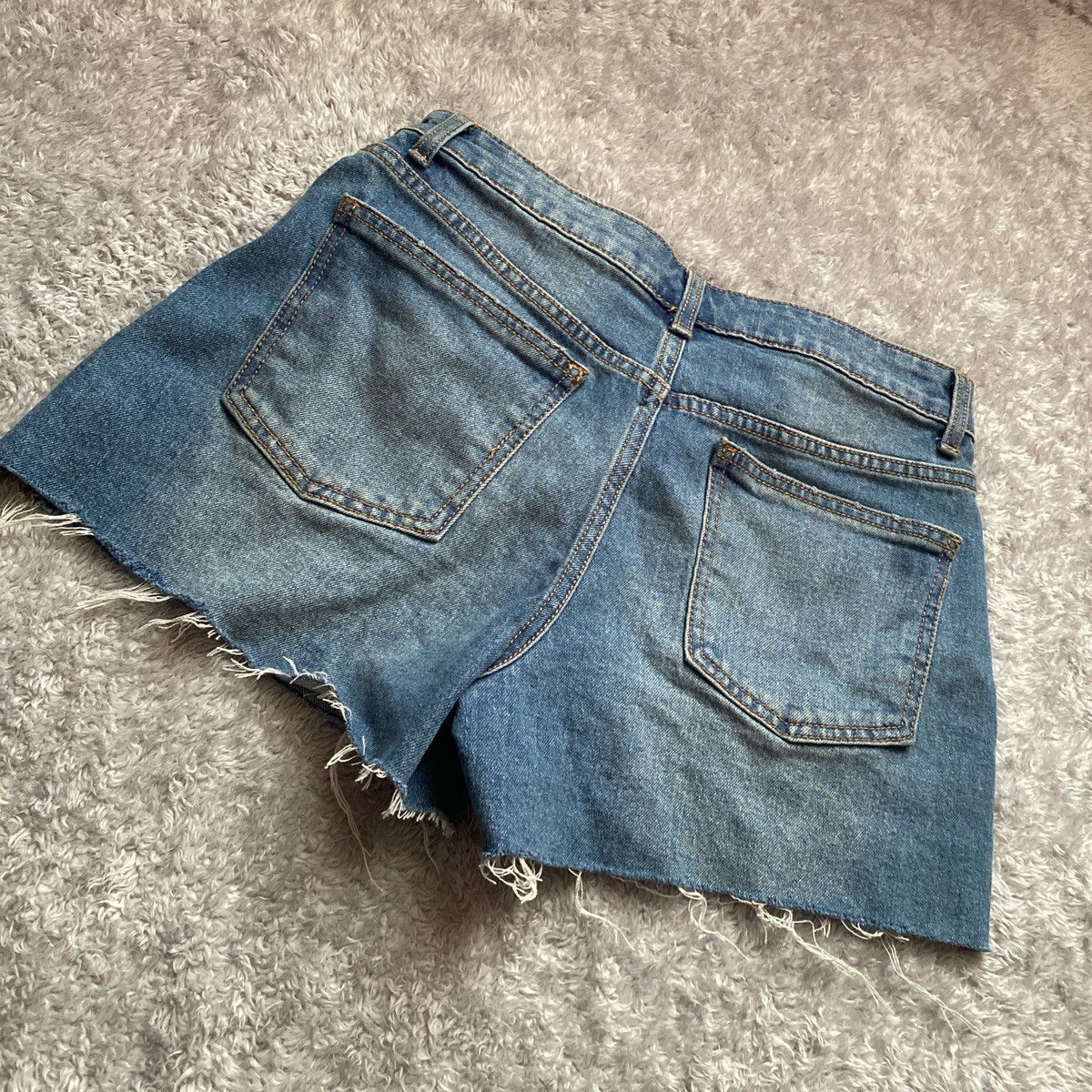 Other low waisted blue denim shorts Size 30" / US 8 / IT 44 - 4 Thumbnail
