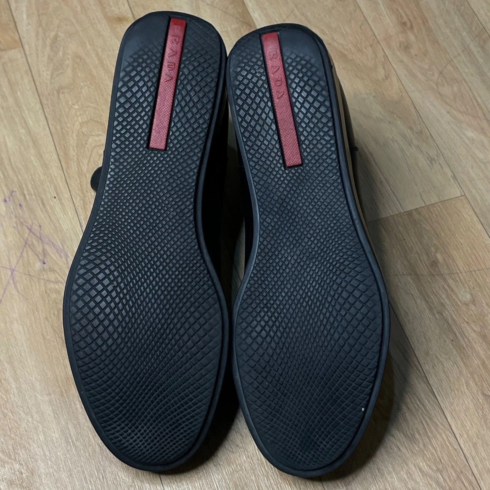 Prada Prada Men’s Black Leather Chelsea Ankle Boots Slip-On Size US 9.5 / EU 42-43 - 11 Thumbnail