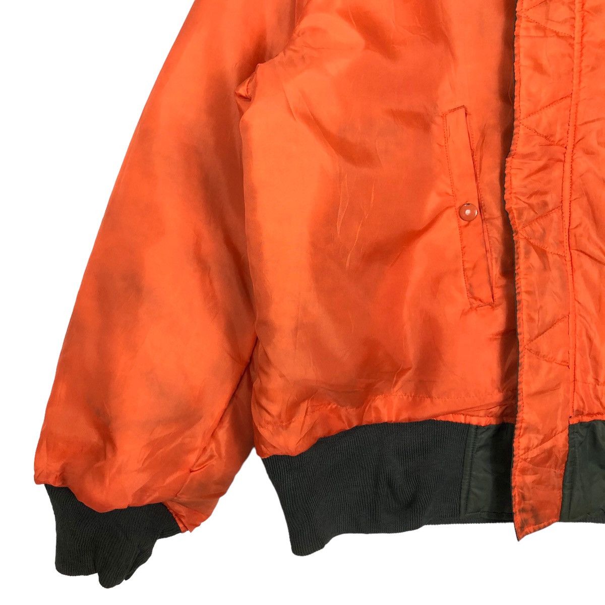 Japanese Brand 🔥Vtg Reversible Bomber Jacket Military Design Issey Miyake Size US M / EU 48-50 / 2 - 16 Thumbnail