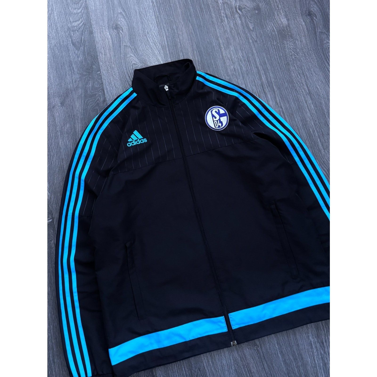 Adidas Adidas Schalke 04 2015 2016 Training Jacket Soccer Size US L / EU 52-54 / 3 - 2 Thumbnail