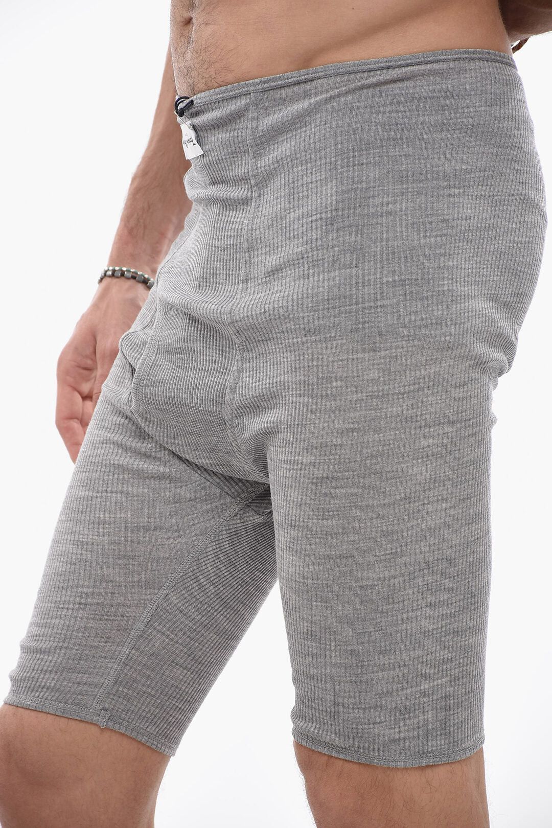 Dior og1mm0326 Size: L / Virgin Wool Jersey Boxer in Grey Size ONE SIZE - 3 Thumbnail