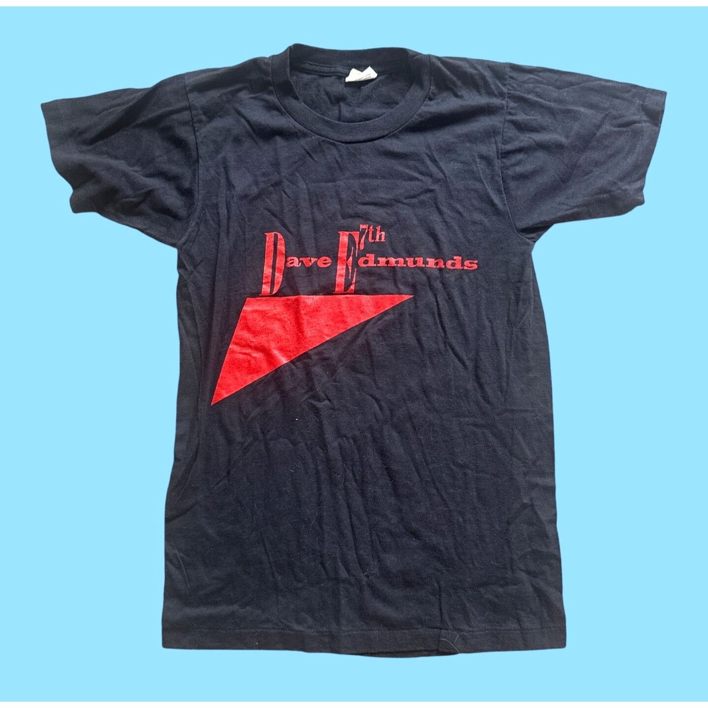 Other Vintage 1982 Dave Edmunds "7th" Tour T-shirt, Screen Stars, Size US S / EU 44-46 / 1 - 1 Thumbnail