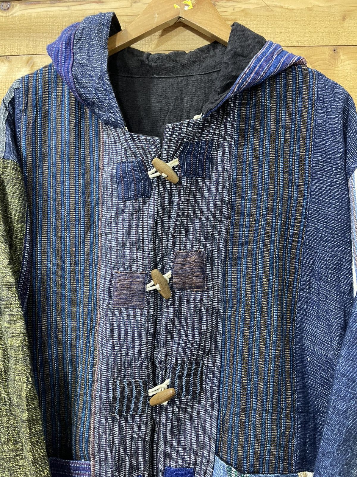 Folk Offernow🔥Vintage folk art patchwork reversible boro jacket Size US XXL / EU 58 / 5 - 4 Thumbnail