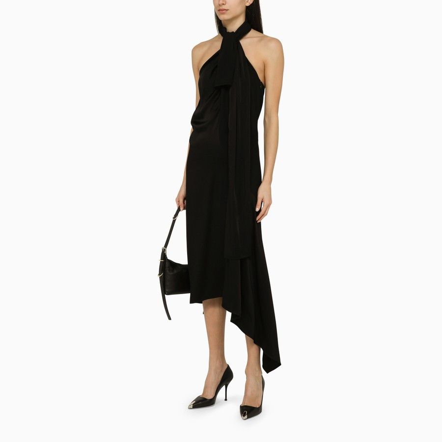 Givenchy o1d2blof0824 Midi Dress in Black Size S / US 4 / IT 40 - 2 Thumbnail