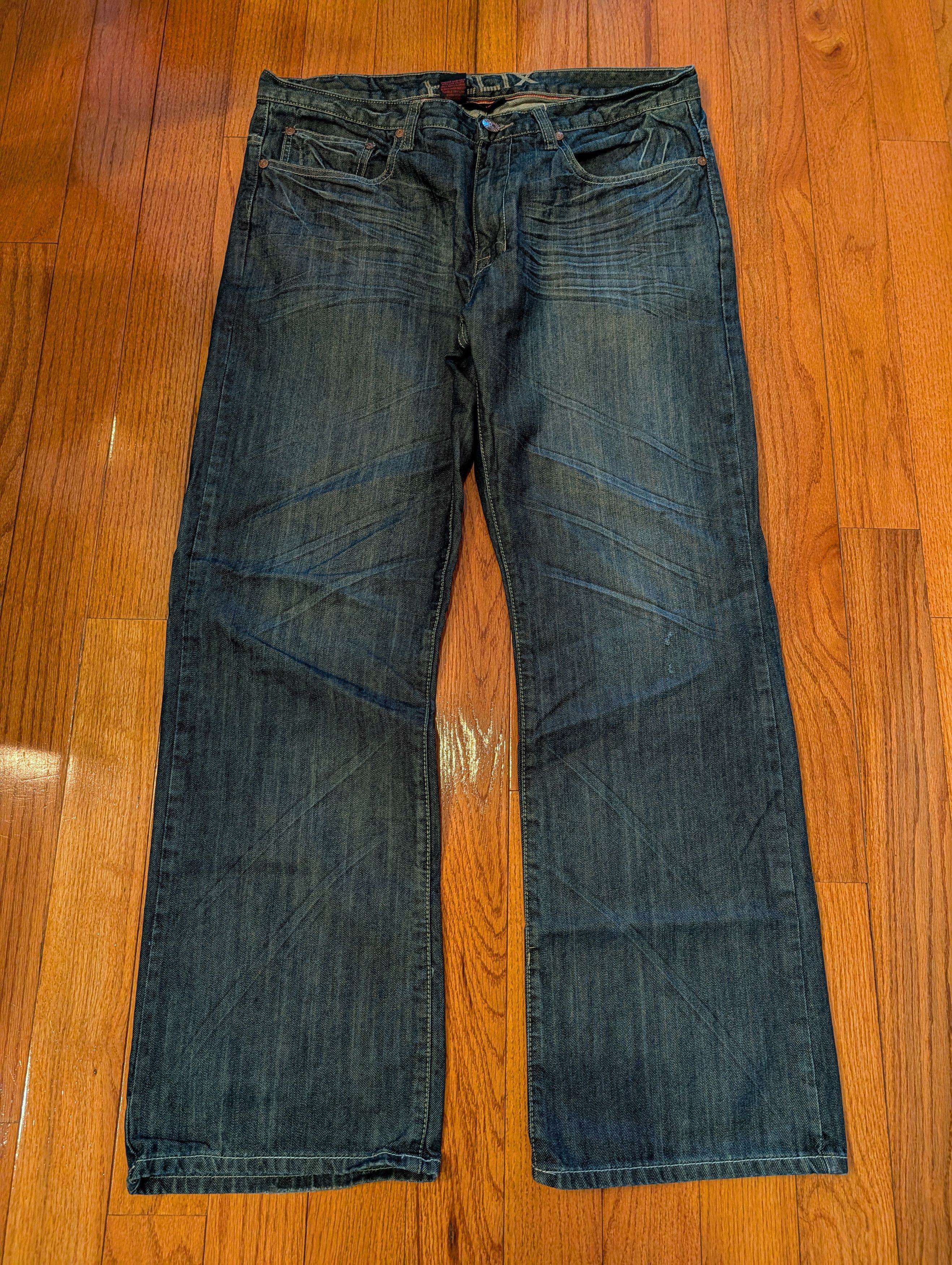 Helix Helix Straight Leg Jeans Denim Men’s 38x32 Measure 40x34 Size US 38 / EU 54 - 4 Thumbnail