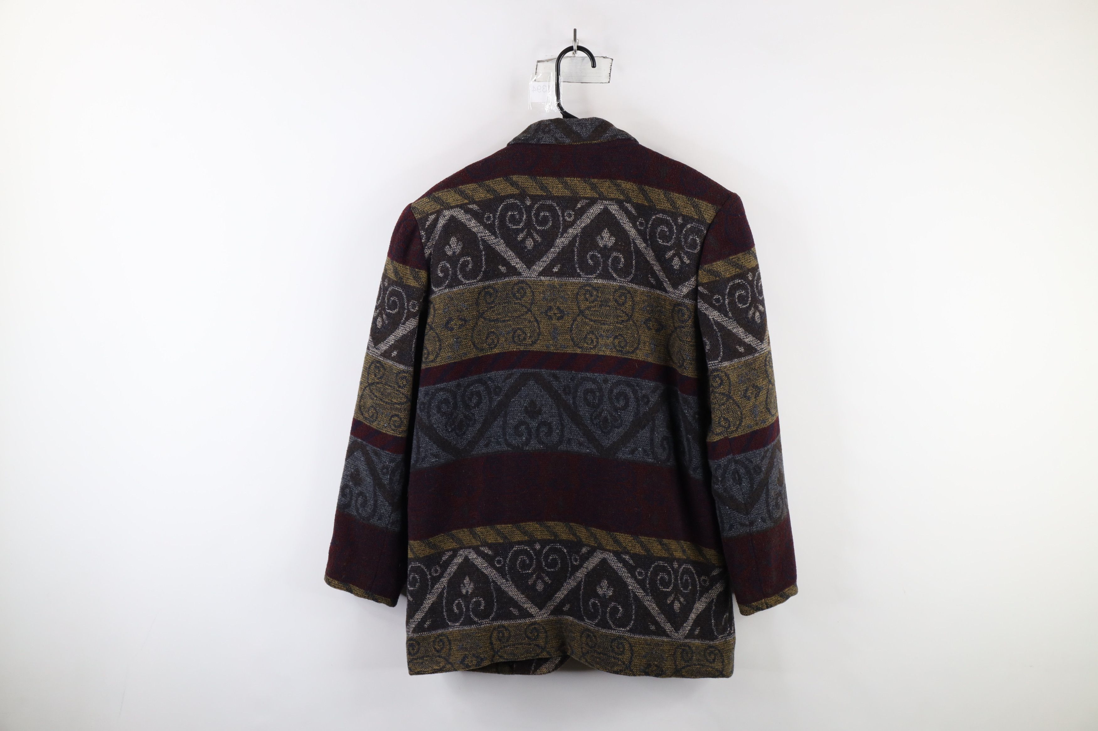 Vintage Vintage 90s Streetwear Tapestry Geometric Blazer Jacket Coat Size M / US 6-8 / IT 42-44 - 11 Thumbnail