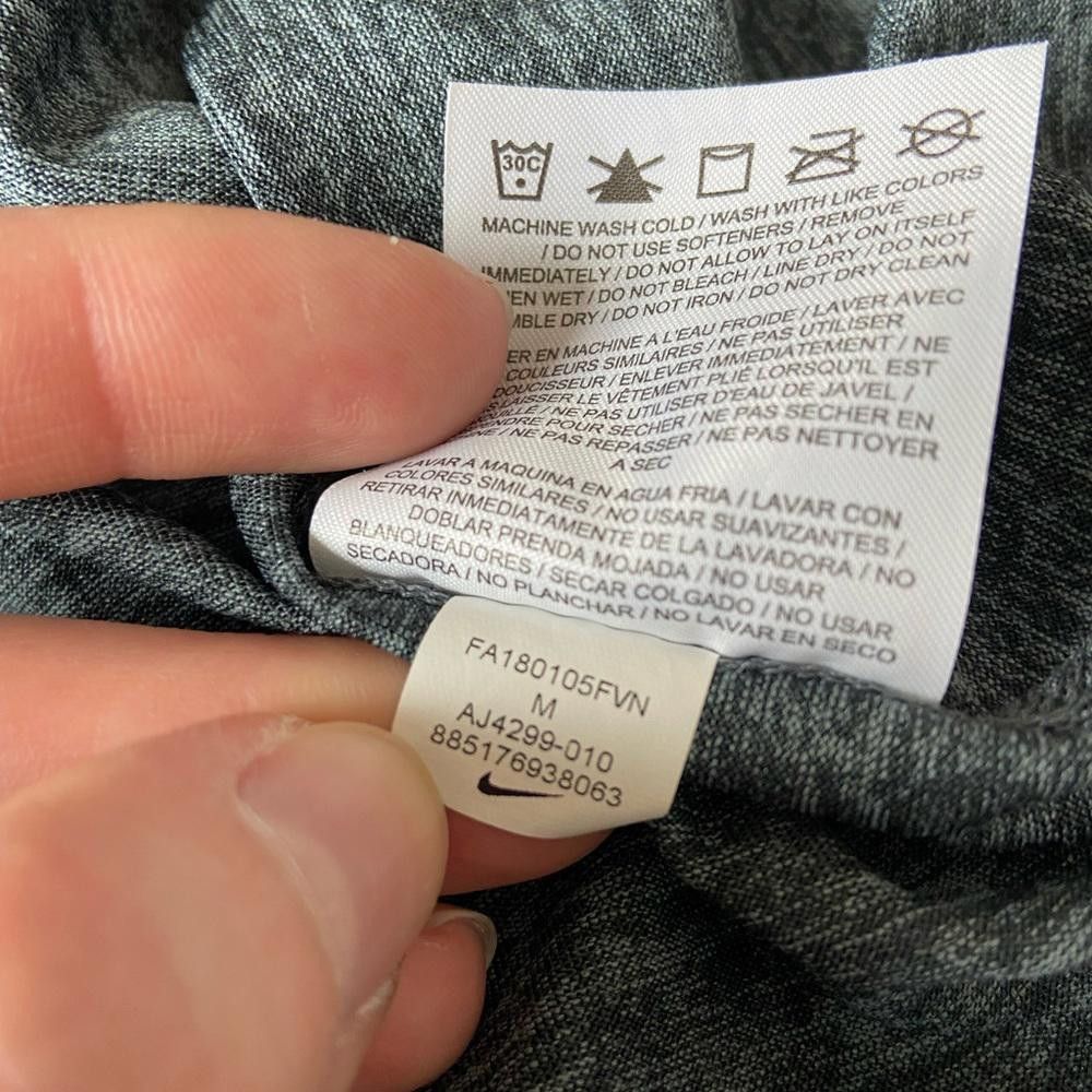 Nike Nike Women's Performance Tank Top - Dark Gray Active Wear Size M / US 6-8 / IT 42-44 - 3 Thumbnail