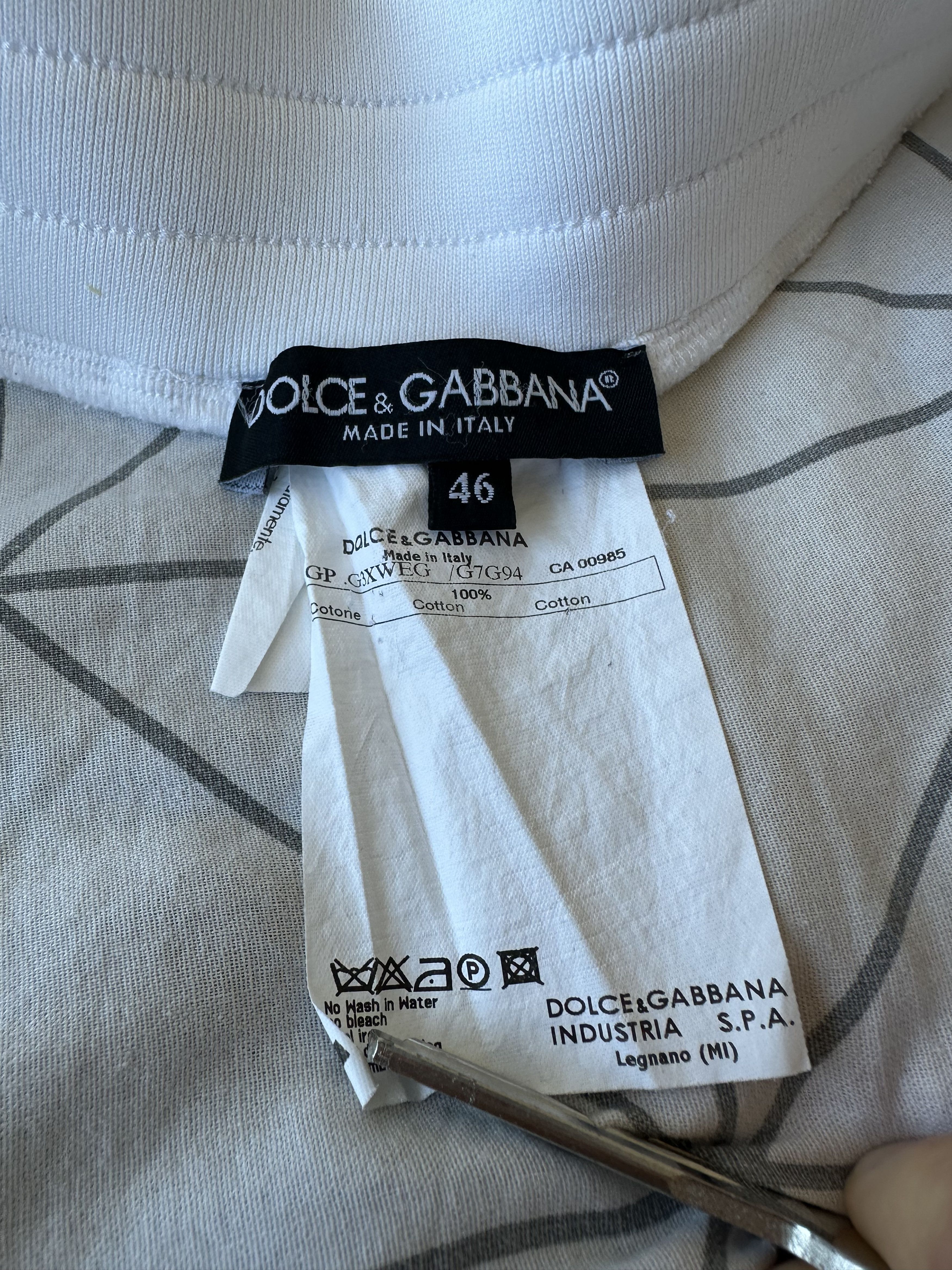 Dolce & Gabbana Dolce & Gabanna 11 Tape Shorts White/Navy Size US 30 / EU 46 - 8 Thumbnail