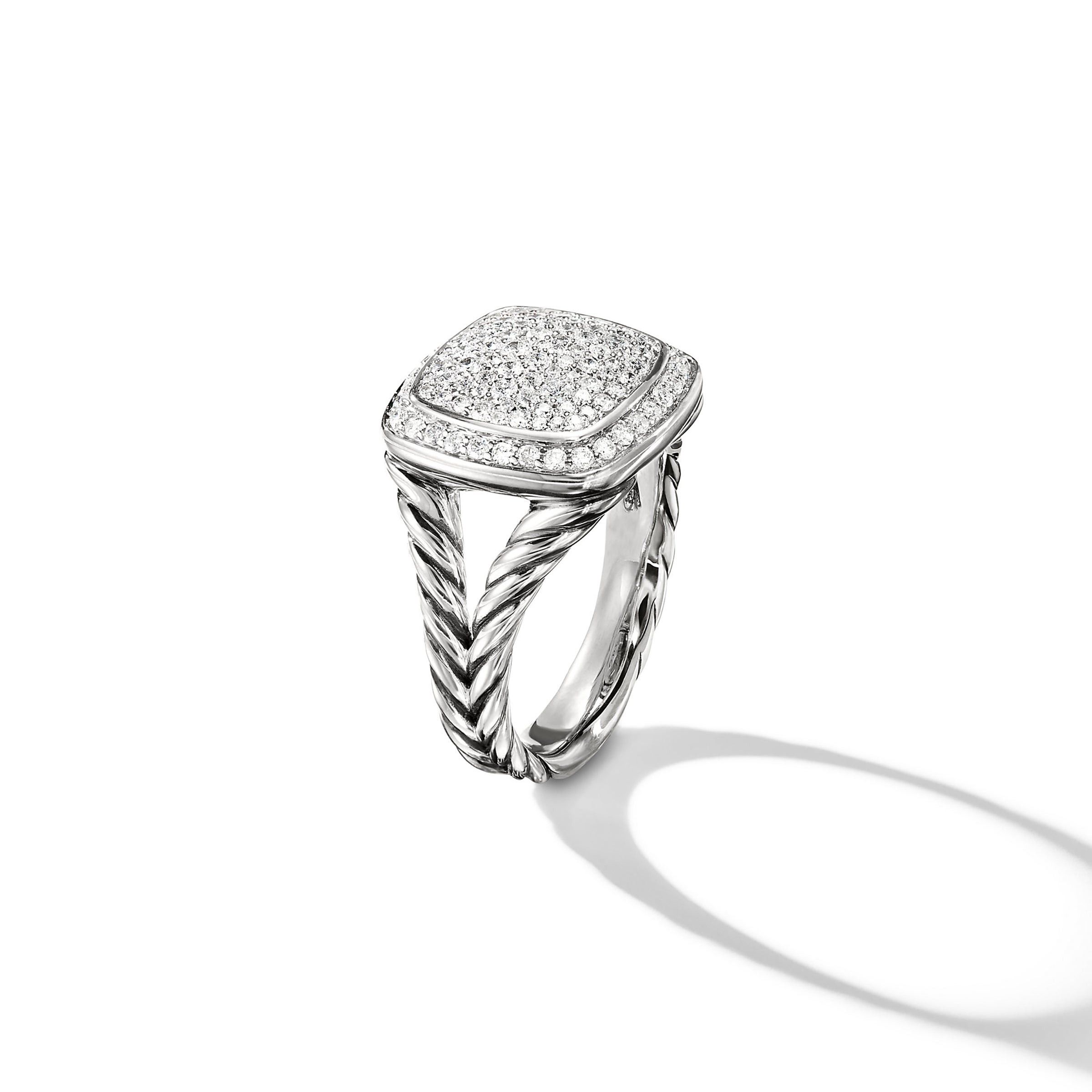 David Yurman o1w1db10525 R12485D Ring in Sterling Silver with Diamond Size ONE SIZE - 4 Thumbnail