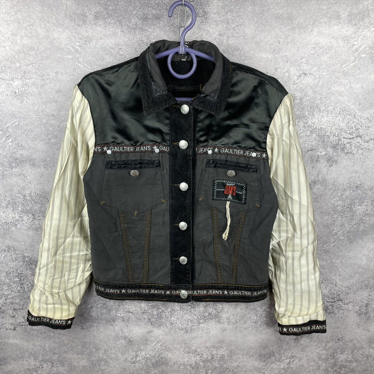 Jean Paul Gaultier Vintage Jean Paul Gaultier JPG Velvet Reversible Jacket Size S / US 4 / IT 40 - 3 Thumbnail