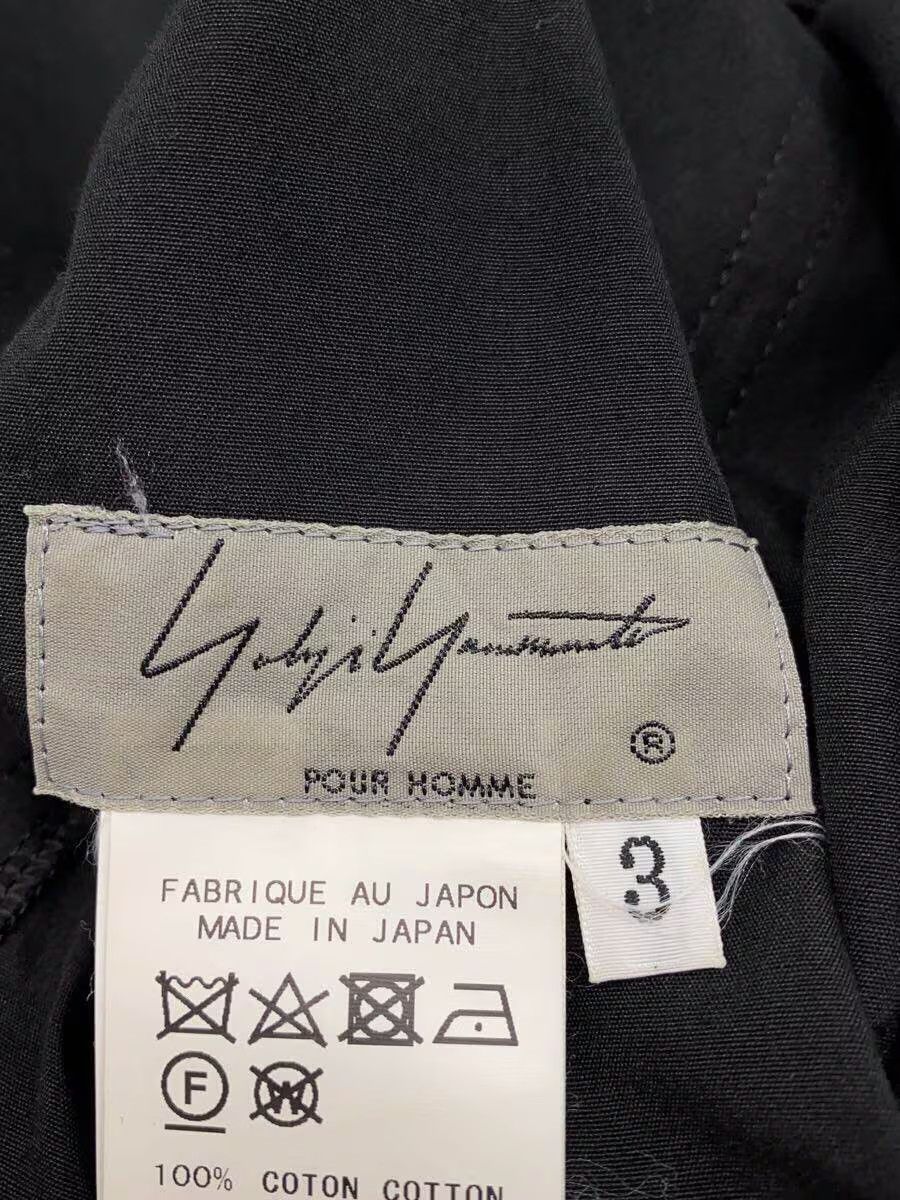 Yohji Yamamoto yohji yamamoto POUR HOMME Cotton/BLK/Solid Straight Pants Size US 31 - 4 Thumbnail