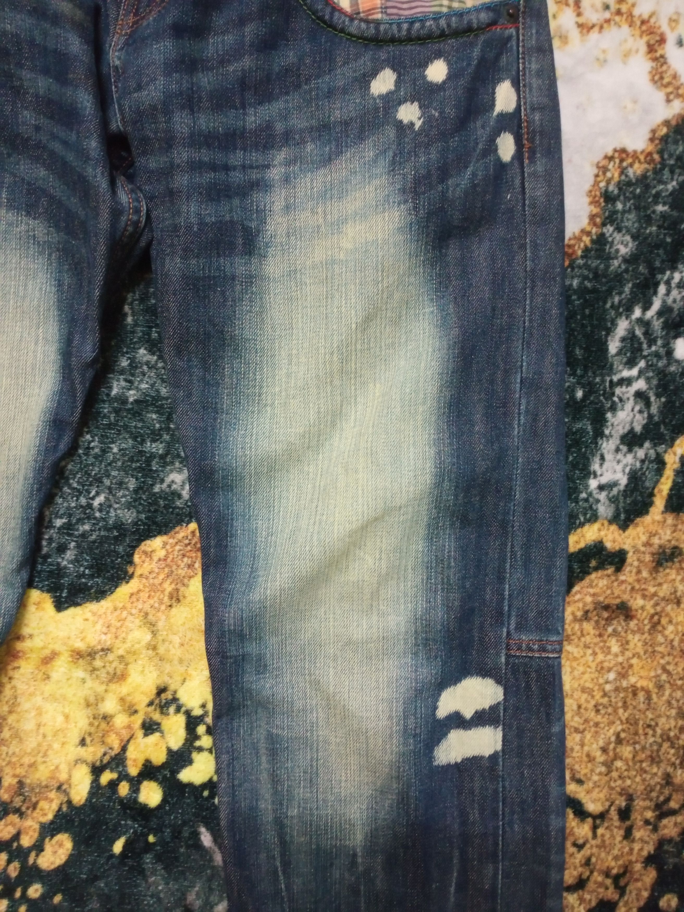 Hysteric Glamour Dominate Handcrafted Jeans Must Double Waist Denim Pants Size US 30 / EU 46 - 21 Thumbnail