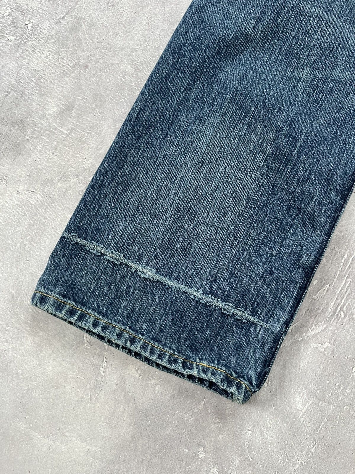 Levi's Vintage Levi’s 501 Distressed Painted Denim Blu Pants 32x32 Size US 32 / EU 48 - 7 Thumbnail