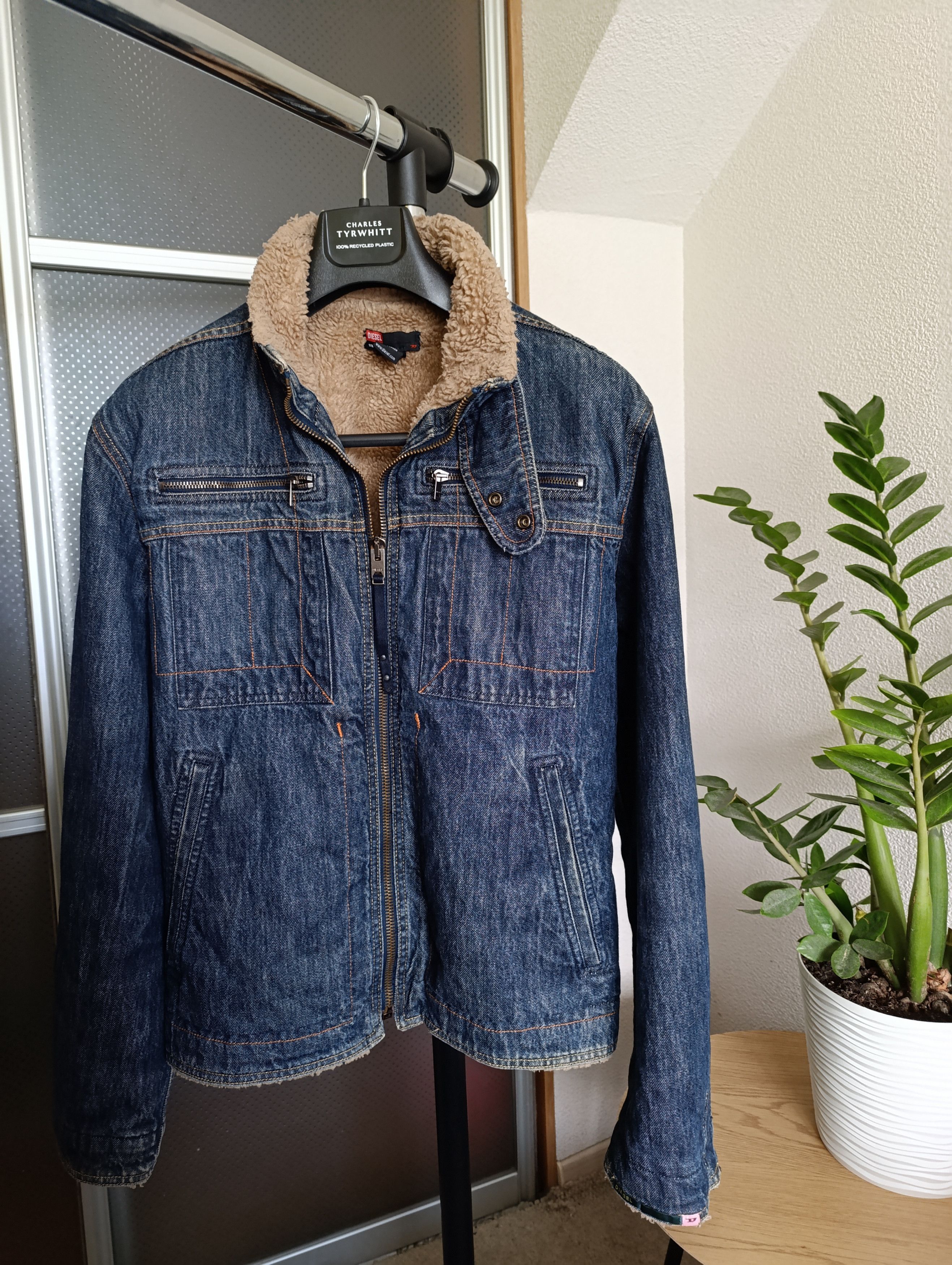 Diesel Sherpa sale jean jacket