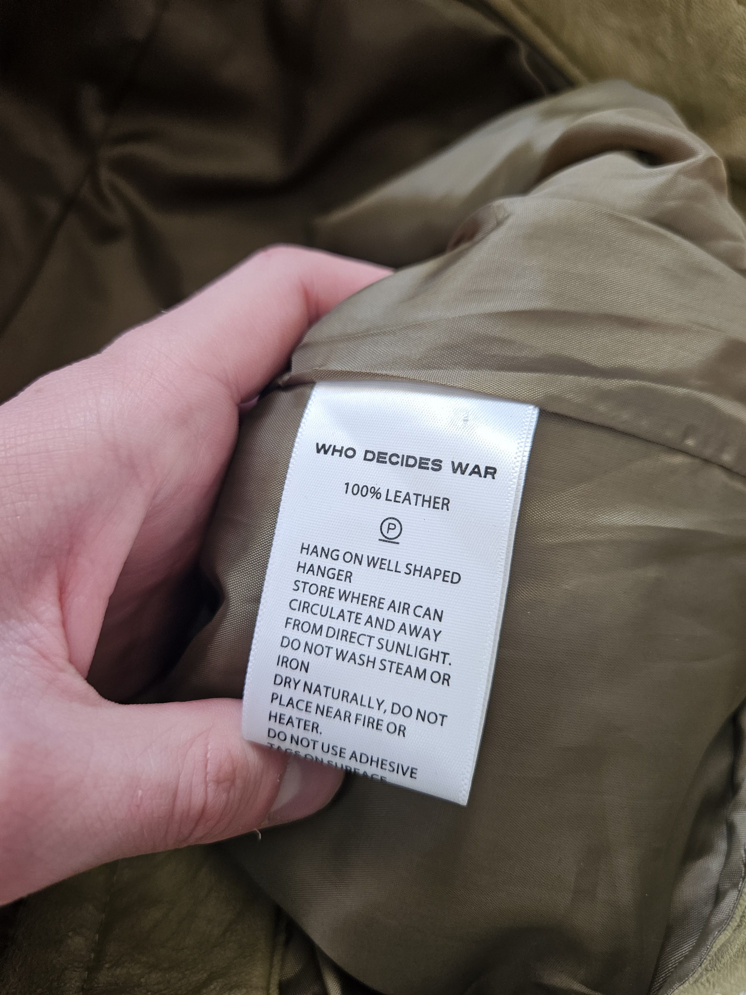 Who Decides War Who Decides War Garden Glass Thorned Tan Leather Pants Size US 34 / EU 50 - 13 Thumbnail