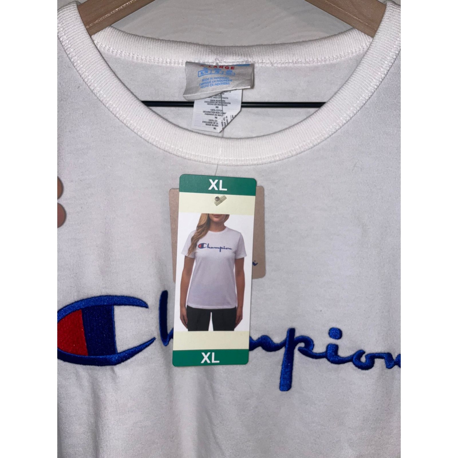 Champion Womens Y2K Champion Shirt New With Tags Top Tee XL Size XL / US 12-14 / IT 48-50 - 4 Thumbnail