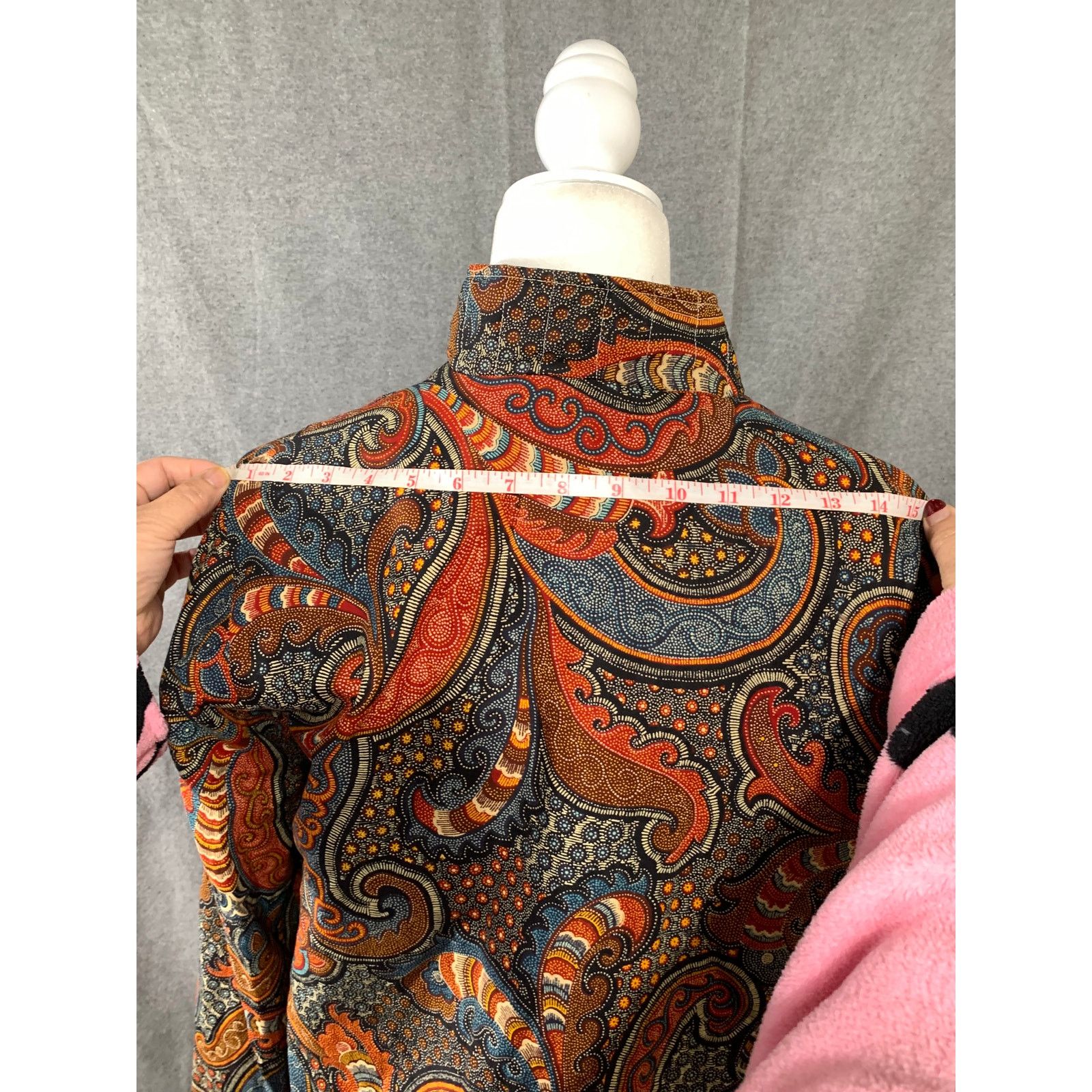 Other Womens Paisley Print Long Sleeve Blouse Size Medium Size M / US 6-8 / IT 42-44 - 6 Thumbnail