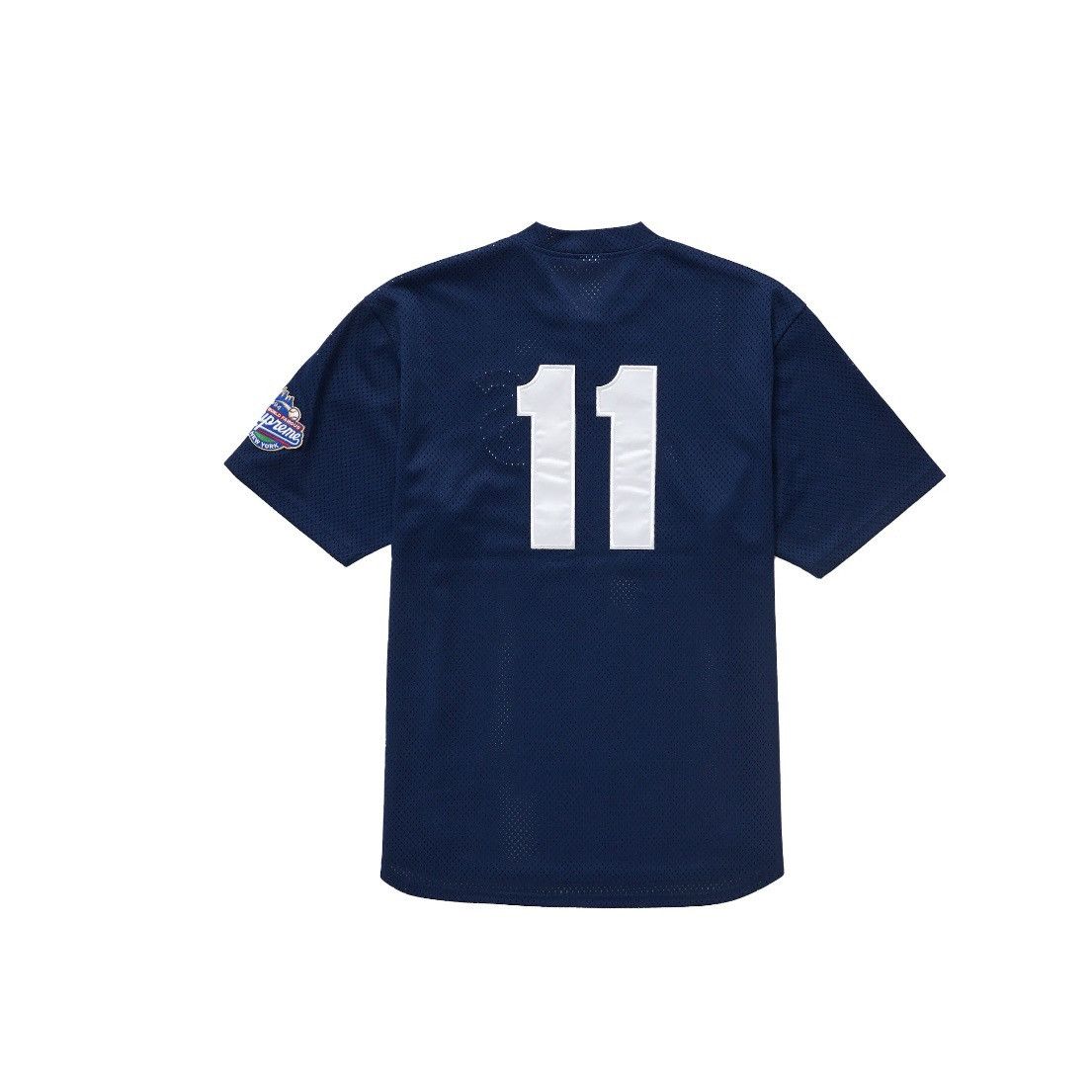 Supreme Supreme S Logo Baseball Henley Jersey Navy Size: XL | Grailed