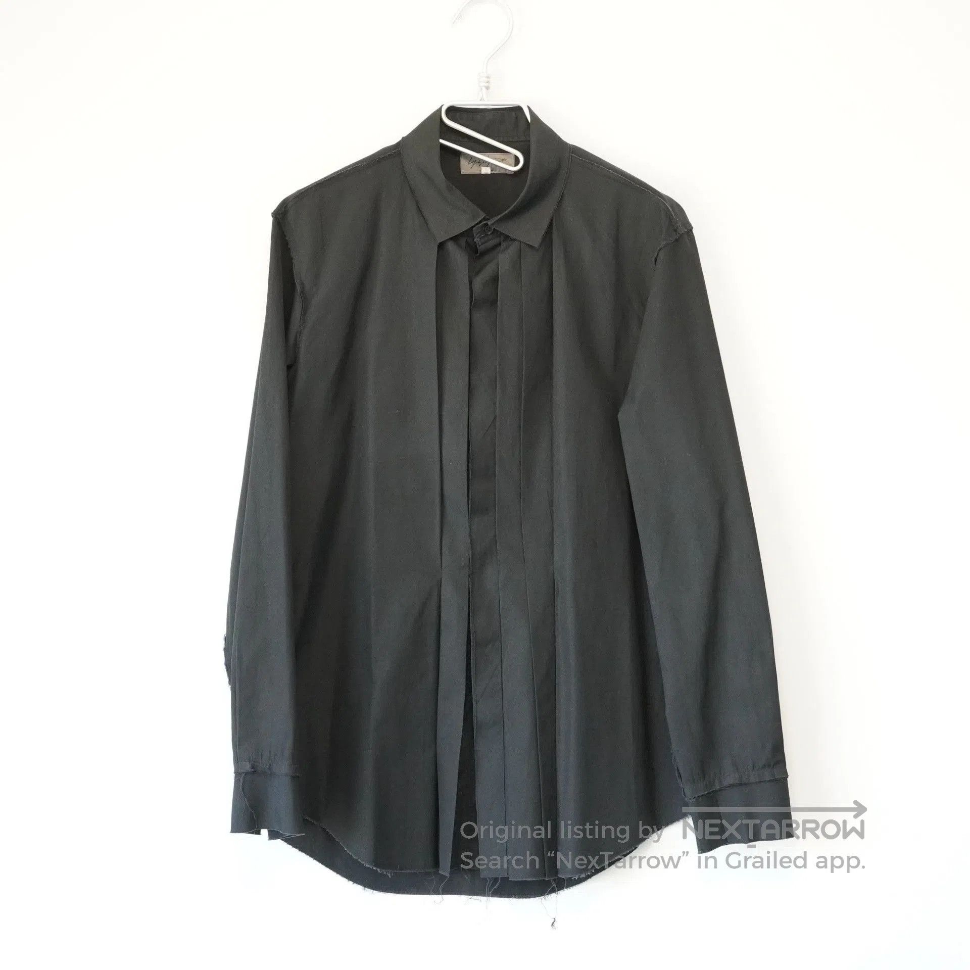 Yohji Yamamoto Yohji Yamamoto 11AW Multi-Placket Black Shirt. Size US M / EU 48-50 / 2 - 1 Thumbnail