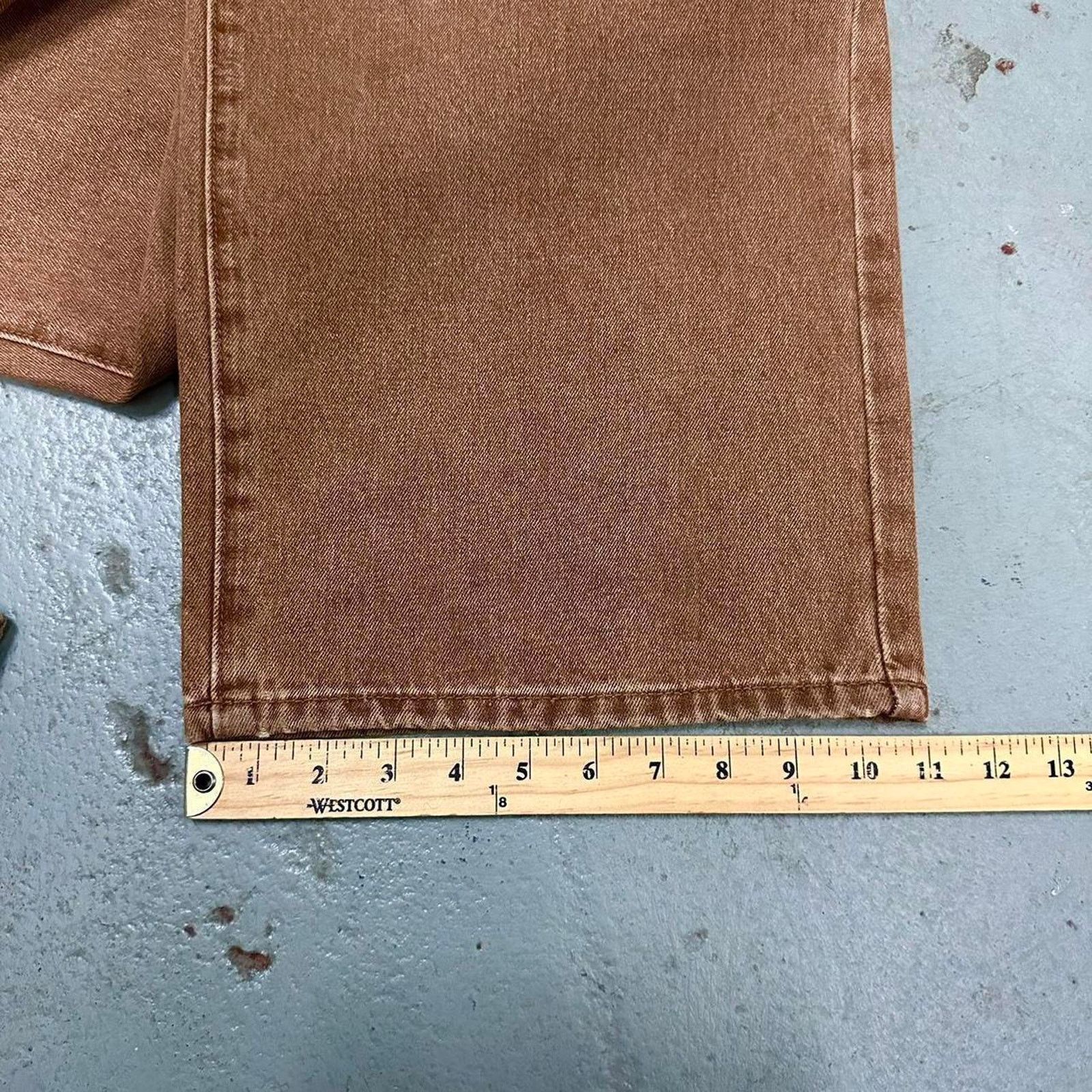 Other BAGGY BROWN WIDE LEG ESSENTIAL WAIST 28 FLAT Size US 28 / EU 44 - 8 Thumbnail
