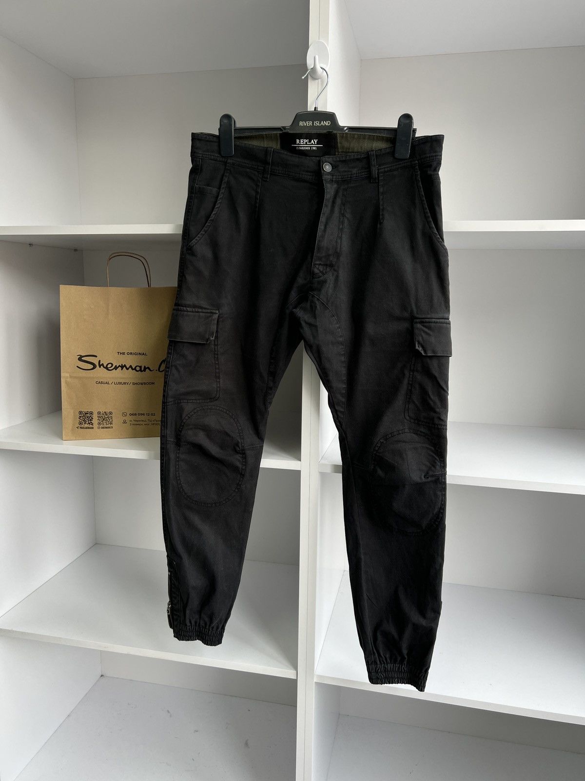 Replay × Vintage Vintage Replay Cargo street wear pants Size US 33 - 2 Thumbnail