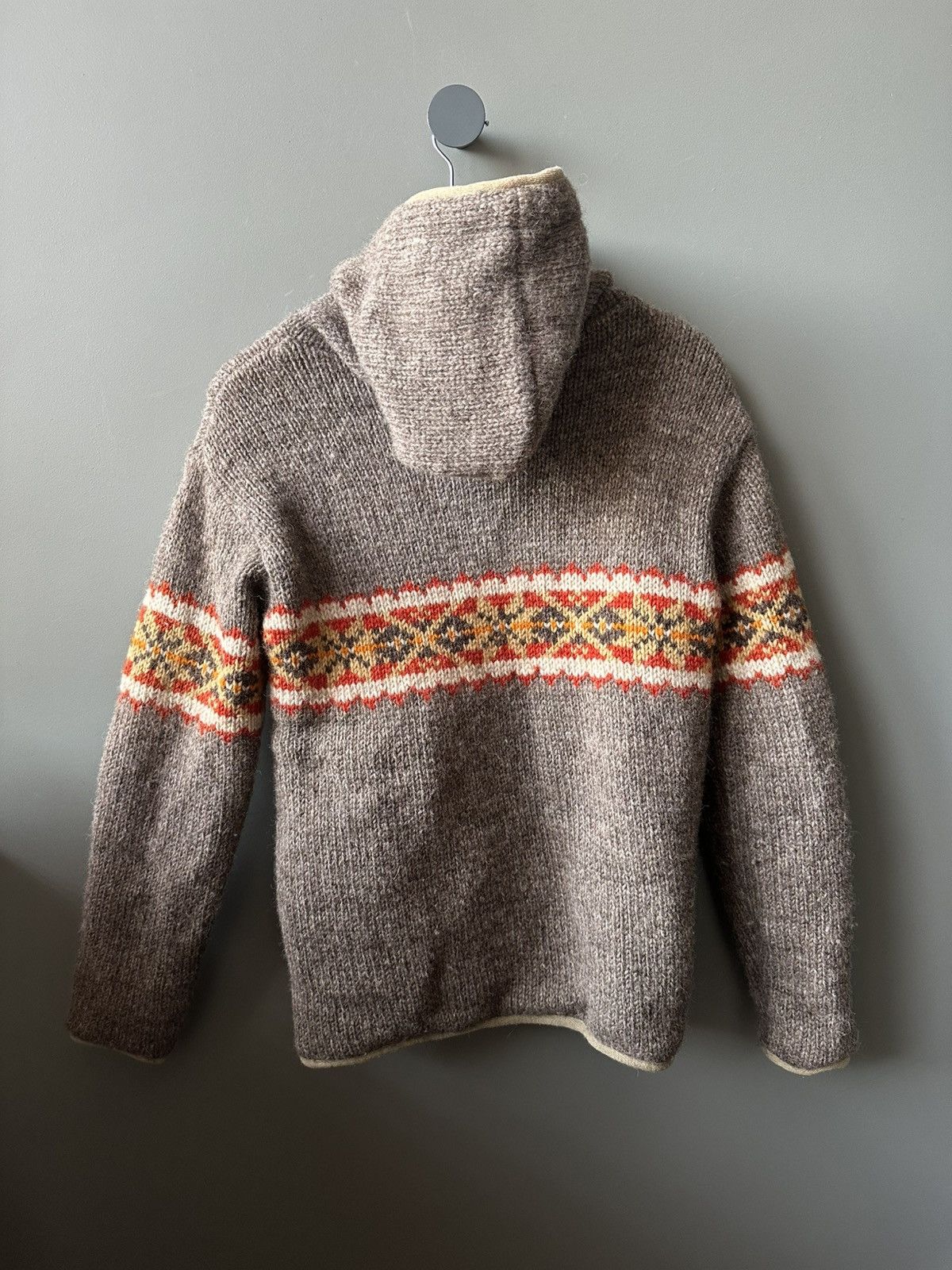 Vintage Pachamama Hand Made Wool Zip Hoodie Size M Size M / US 6-8 / IT 42-44 - 6 Thumbnail