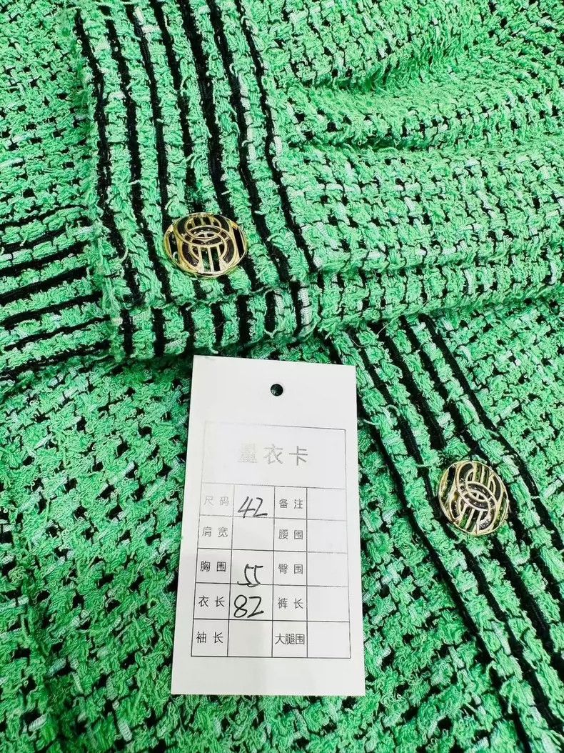 Chanel Chanel Green braided loose version jacket Size M / US 6-8 / IT 42-44 - 8 Thumbnail